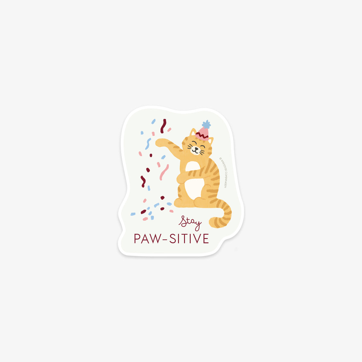 VINYL STICKER // PAW-SITIVE