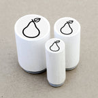 MINI RUBBER STAMP // PEAR
