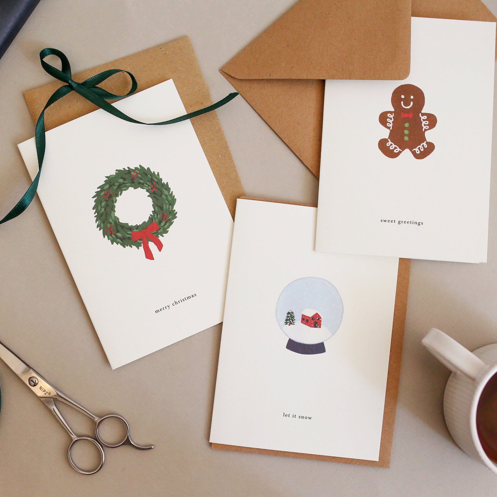 GREETING CARD SET OF 6 // CHRISTMAS