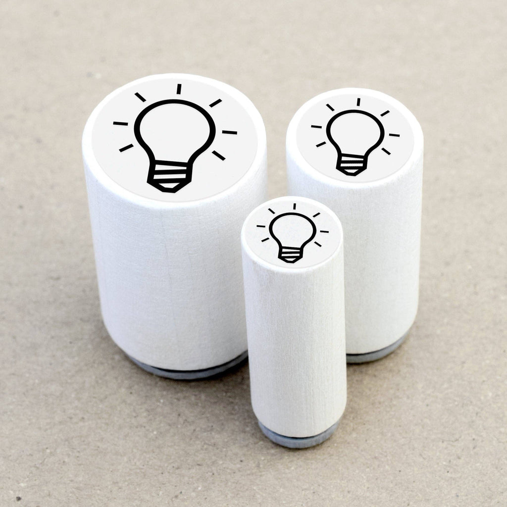 MINI RUBBER STAMP // LIGHTBULB