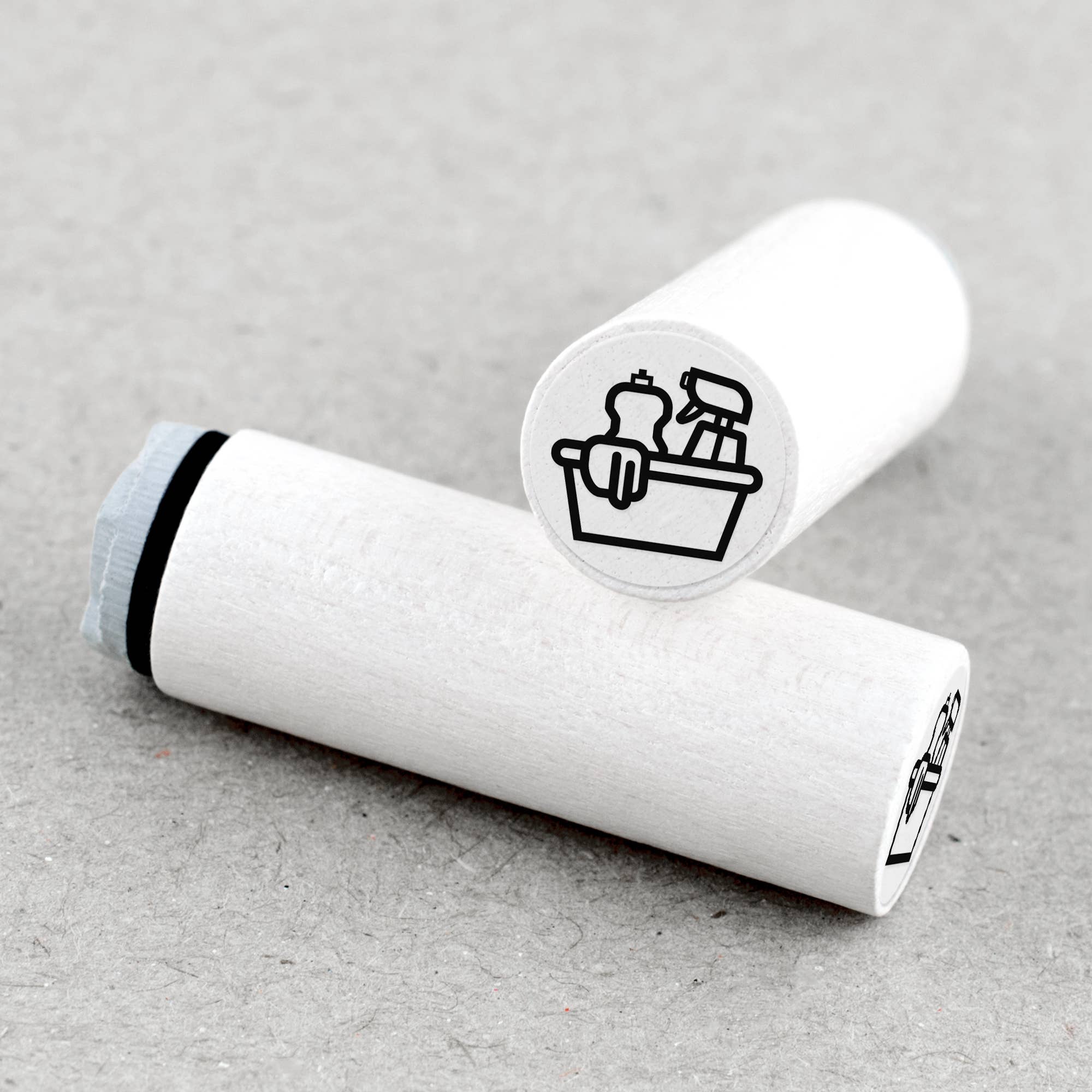 MINI RUBBER STAMP // CLEANING