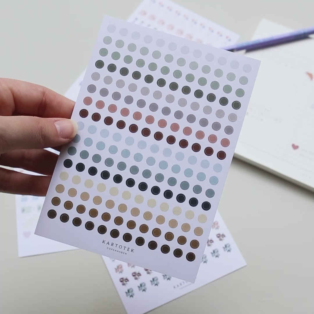 MICRO DOT STICKERS // WORLD