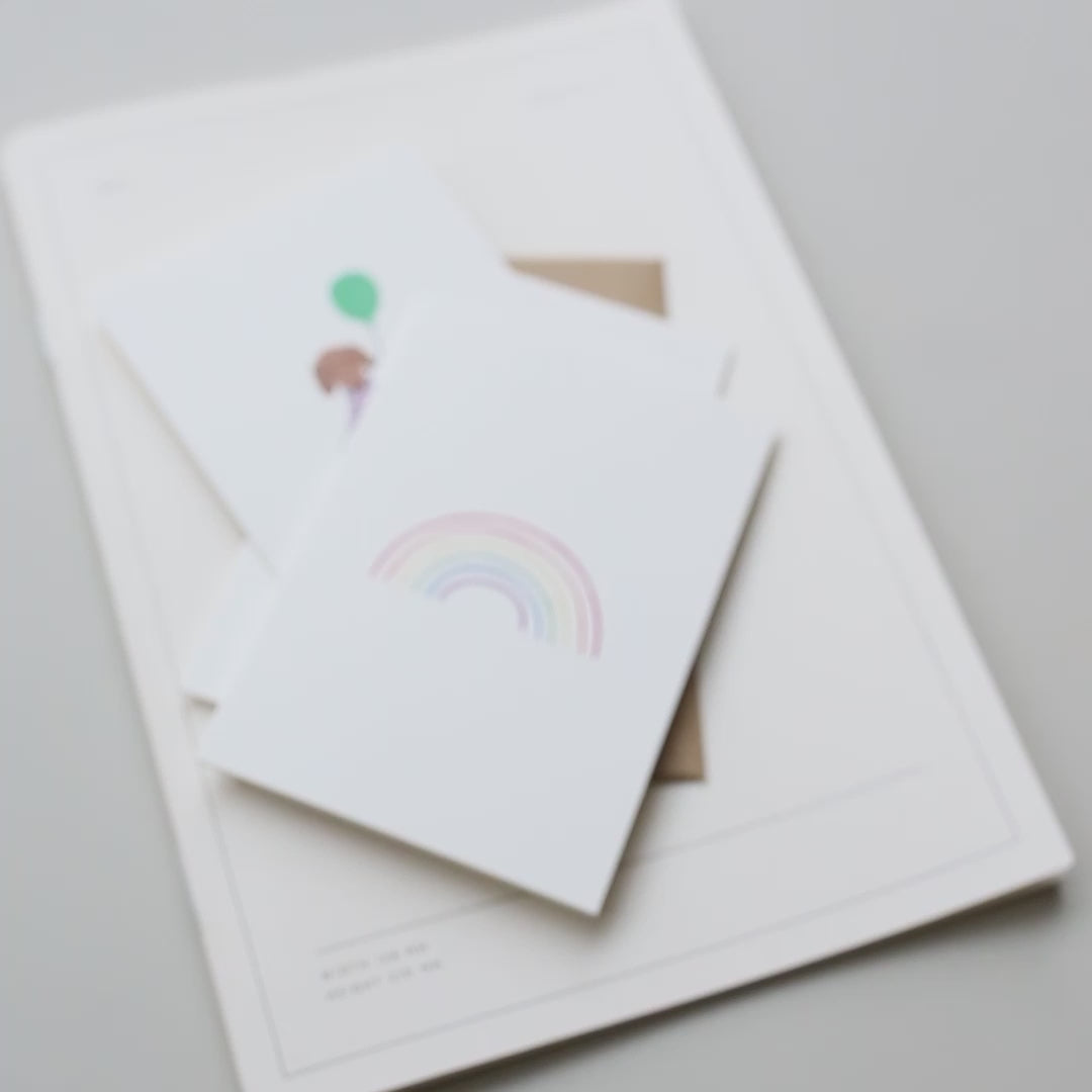 SMALL GREETING CARD // FLOWER HEART II