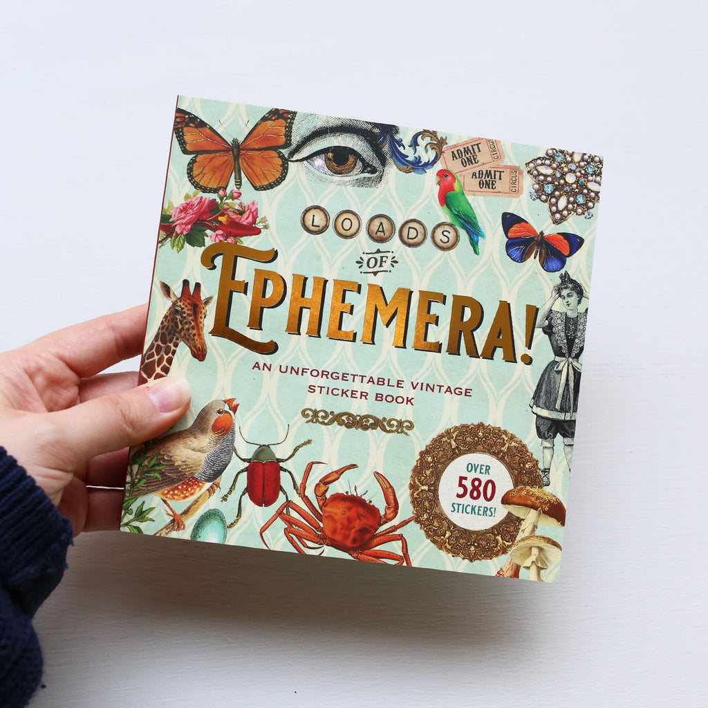 STICKER BOOK // LOADS OF EPHEMERA