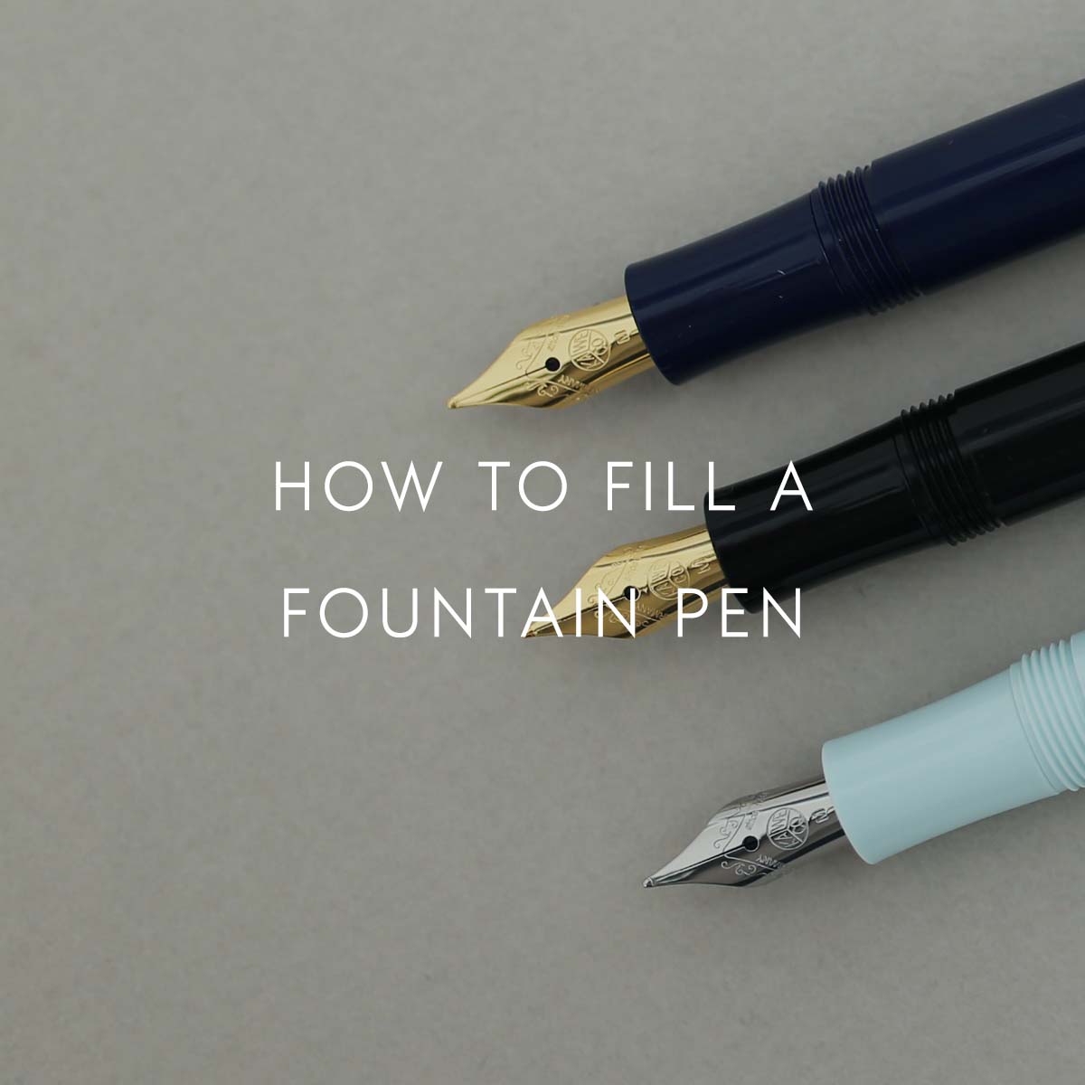 KAWECO CLASSIC SPORT FOUNTAIN PEN M // NAVY