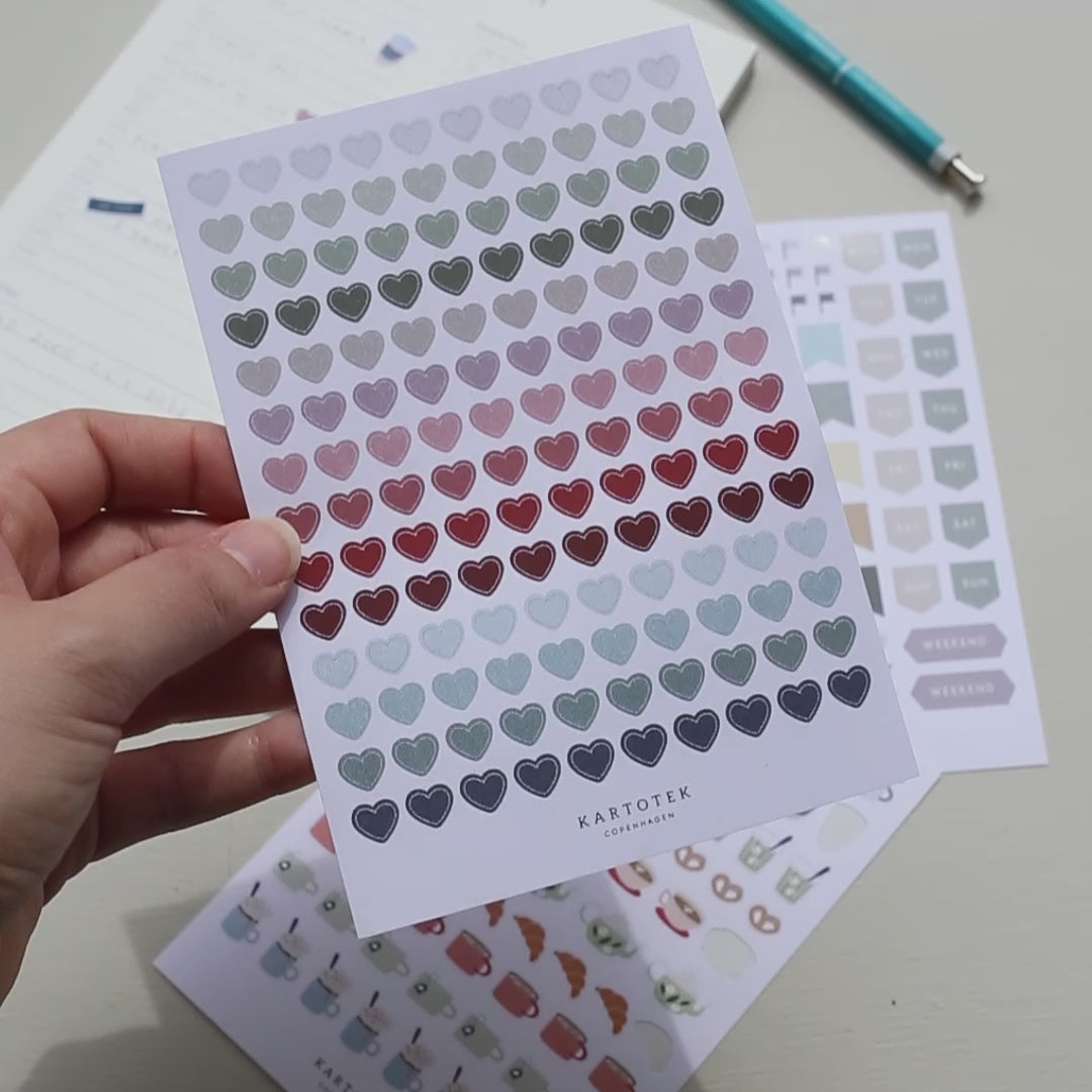STICKERS // MINI HEARTS