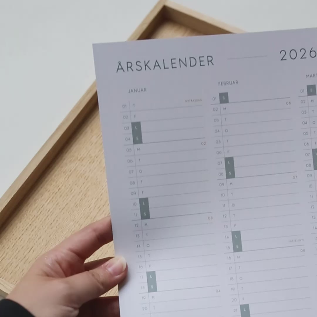 A3 KALENDER 2026