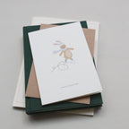 GREETING CARD // ICE SKATING BUNNY