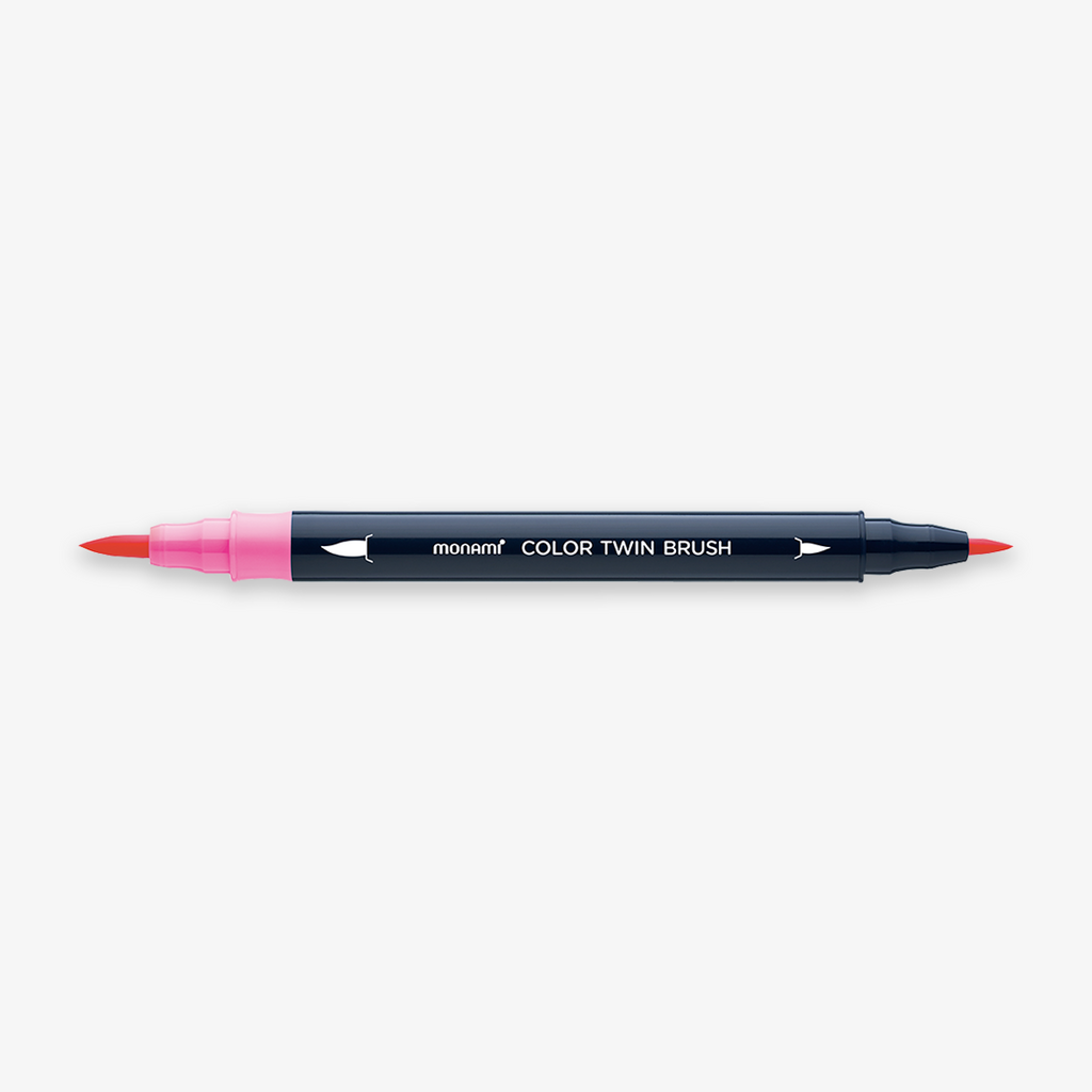 COLOR TWIN BRUSH PEN // BABY PINK