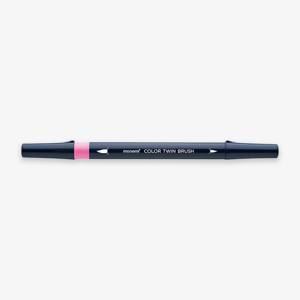 COLOR TWIN BRUSH PEN // BABY PINK