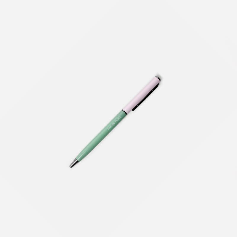 PAPIER TIGRE METAL BALLPOINT PEN // ROSE & MINT