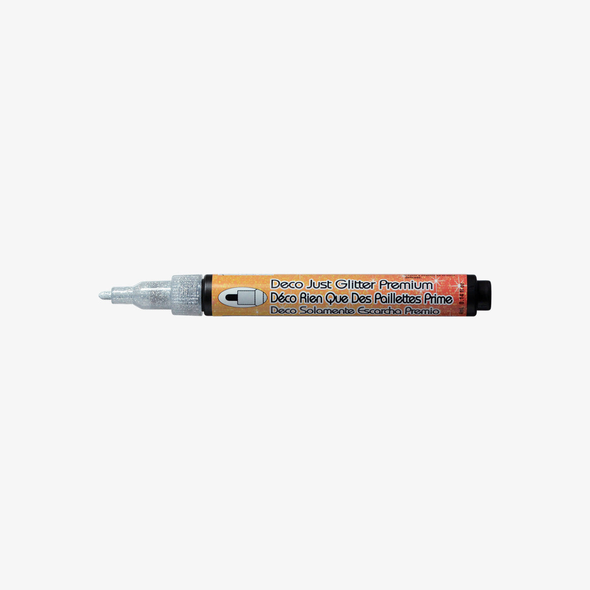 DECO JUST GLITTER PREMIUM FABRIC MARKER // SILVER