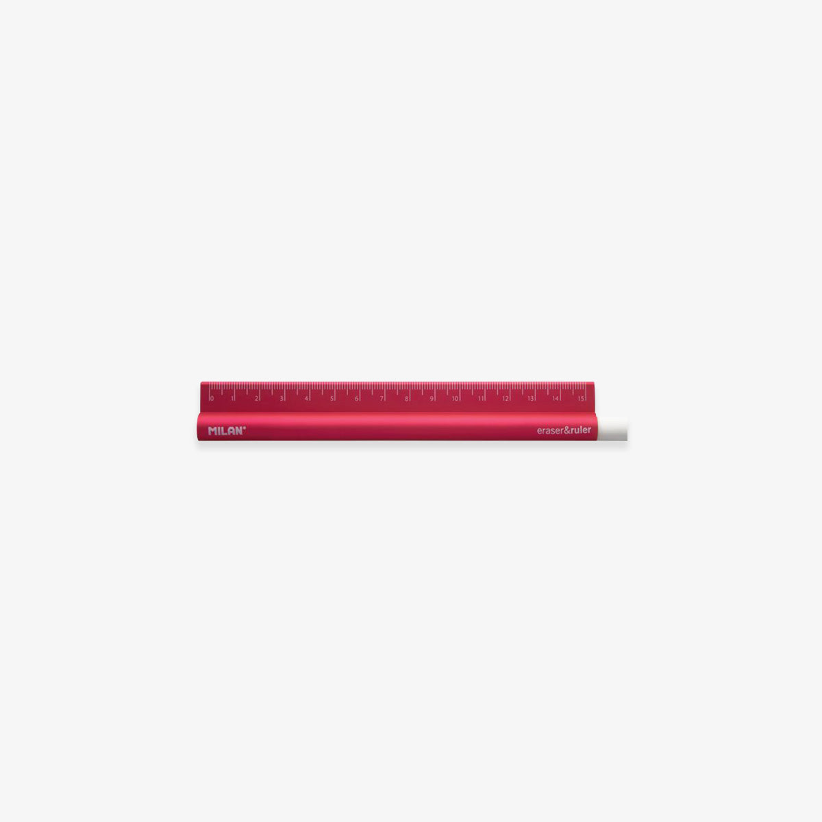 ERASER & RULER // RED