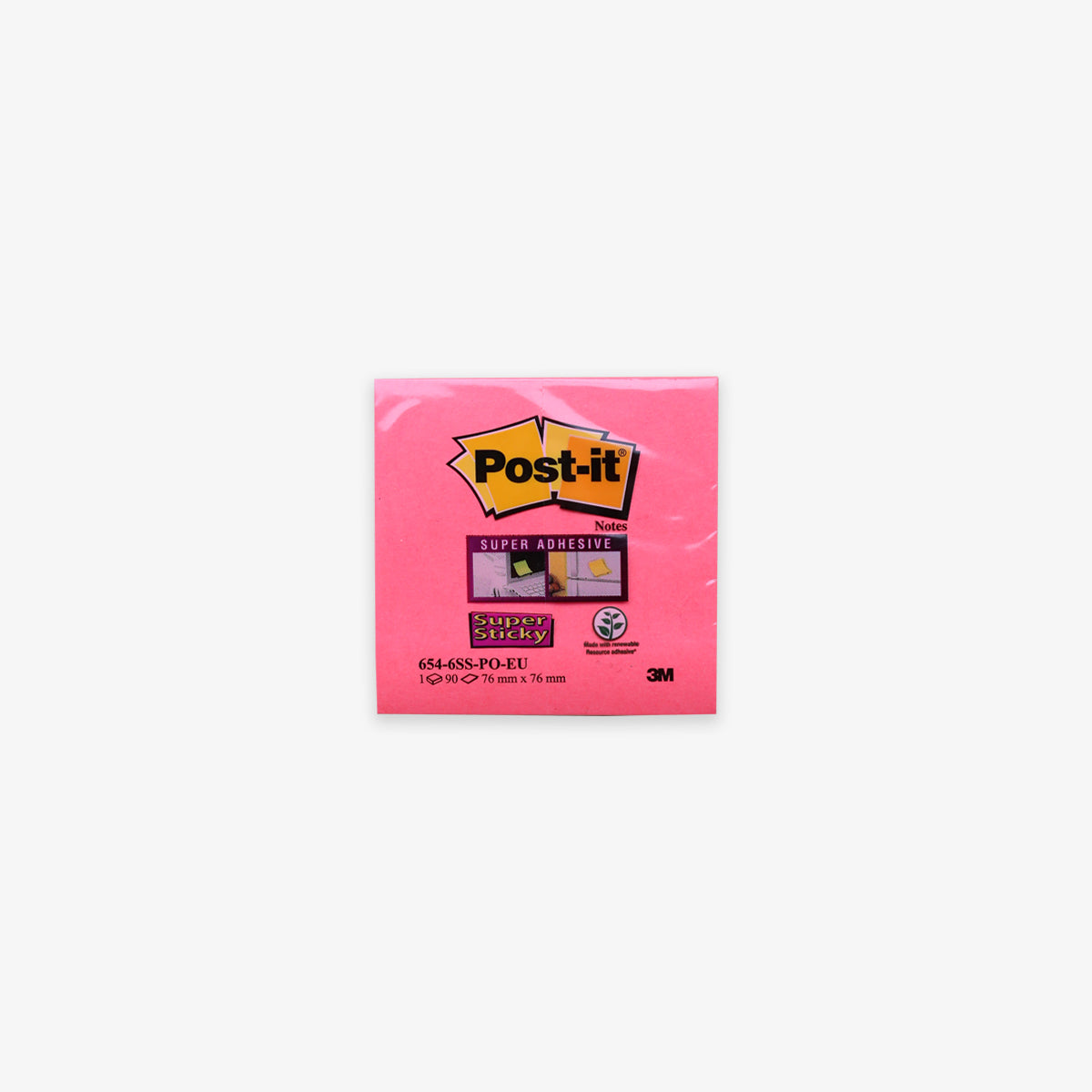 SUPER STICKY NOTES // NEON PINK