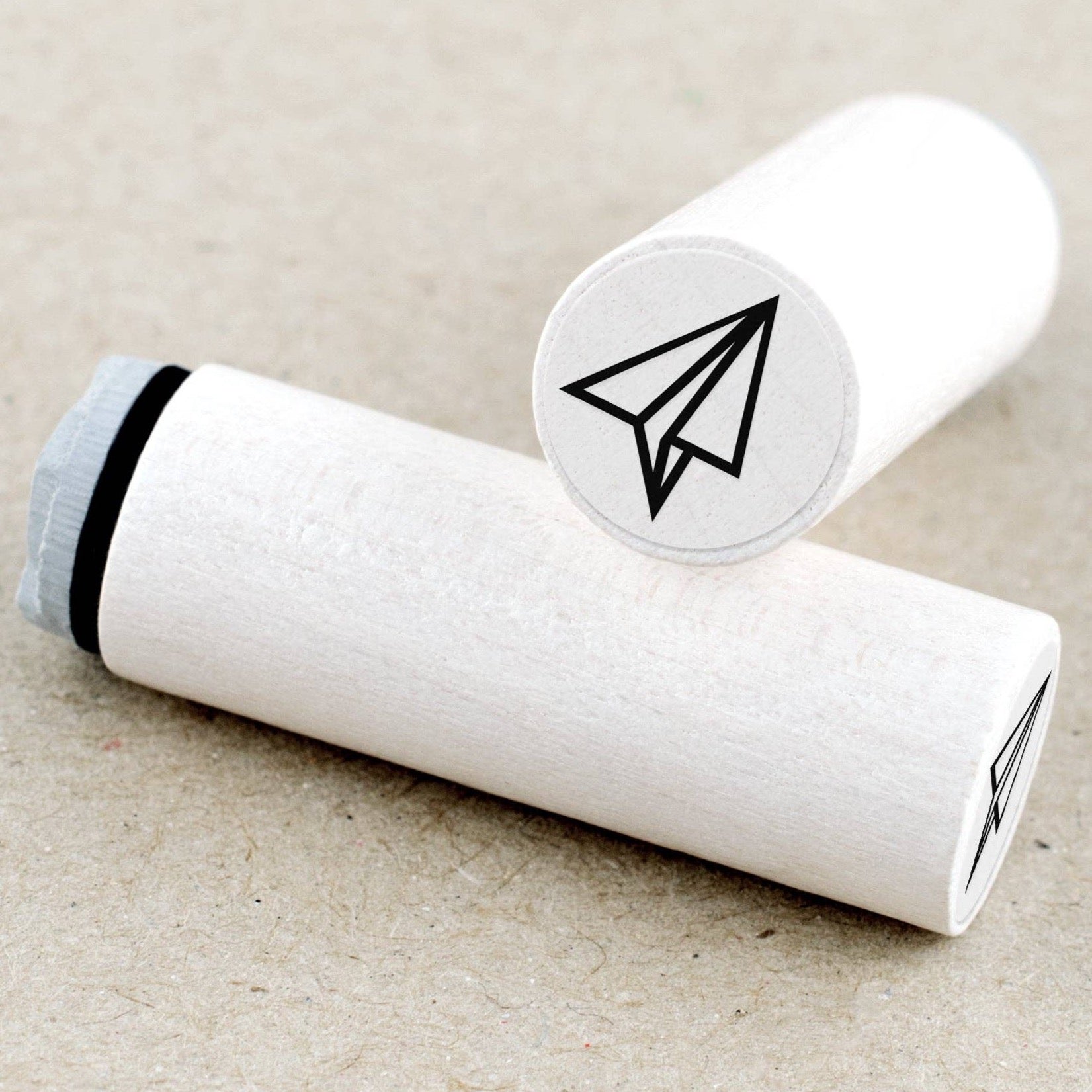 MINI RUBBER STAMP // PAPER PLANE