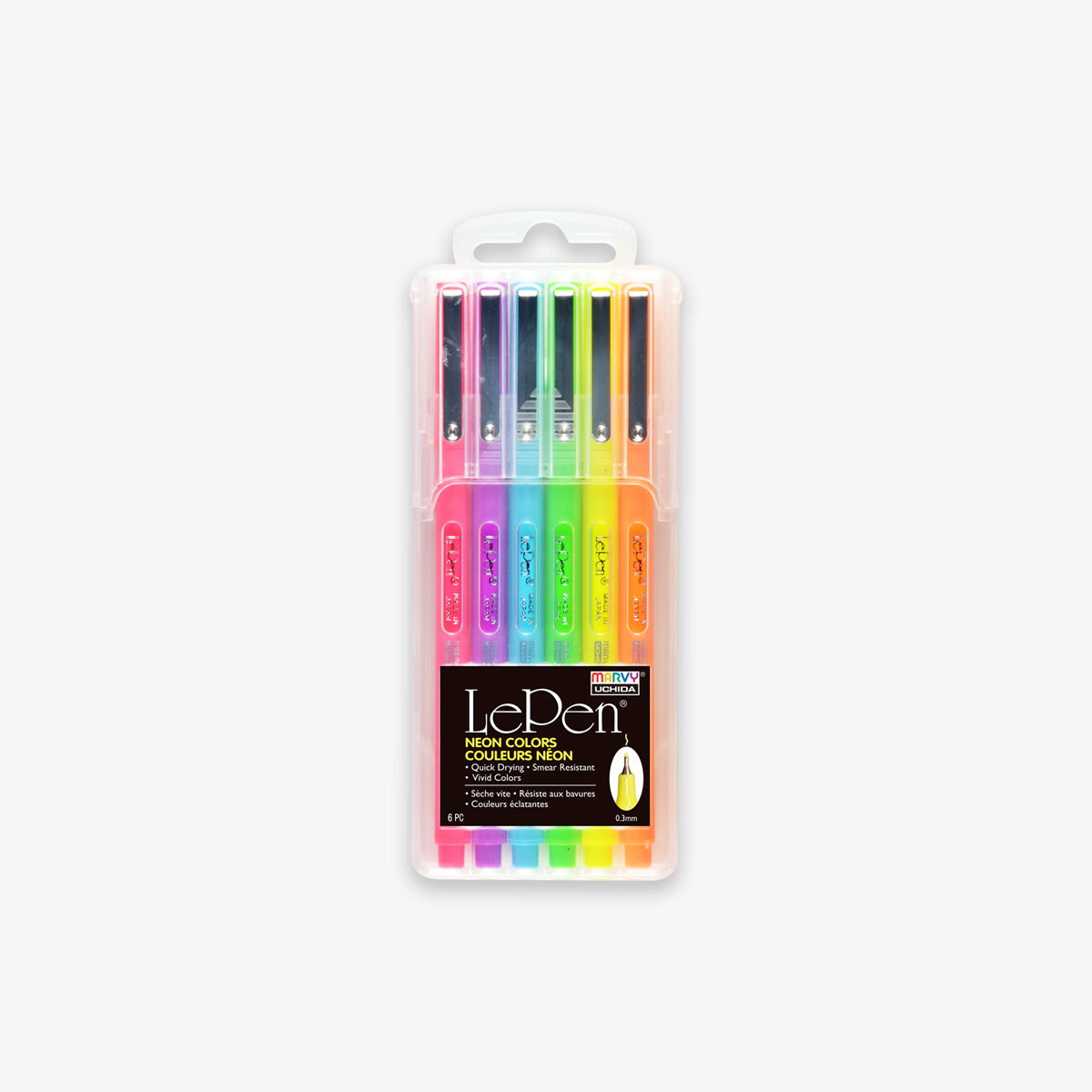 LE PEN SET 6 PCS // NEON