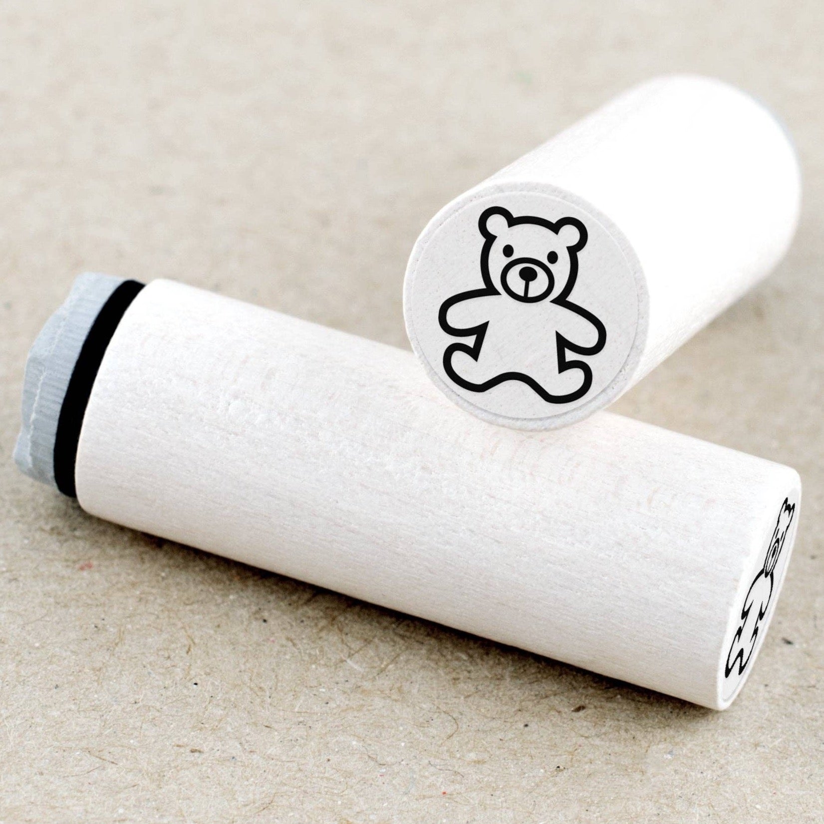 MINI RUBBER STAMP // TEDDY BEAR