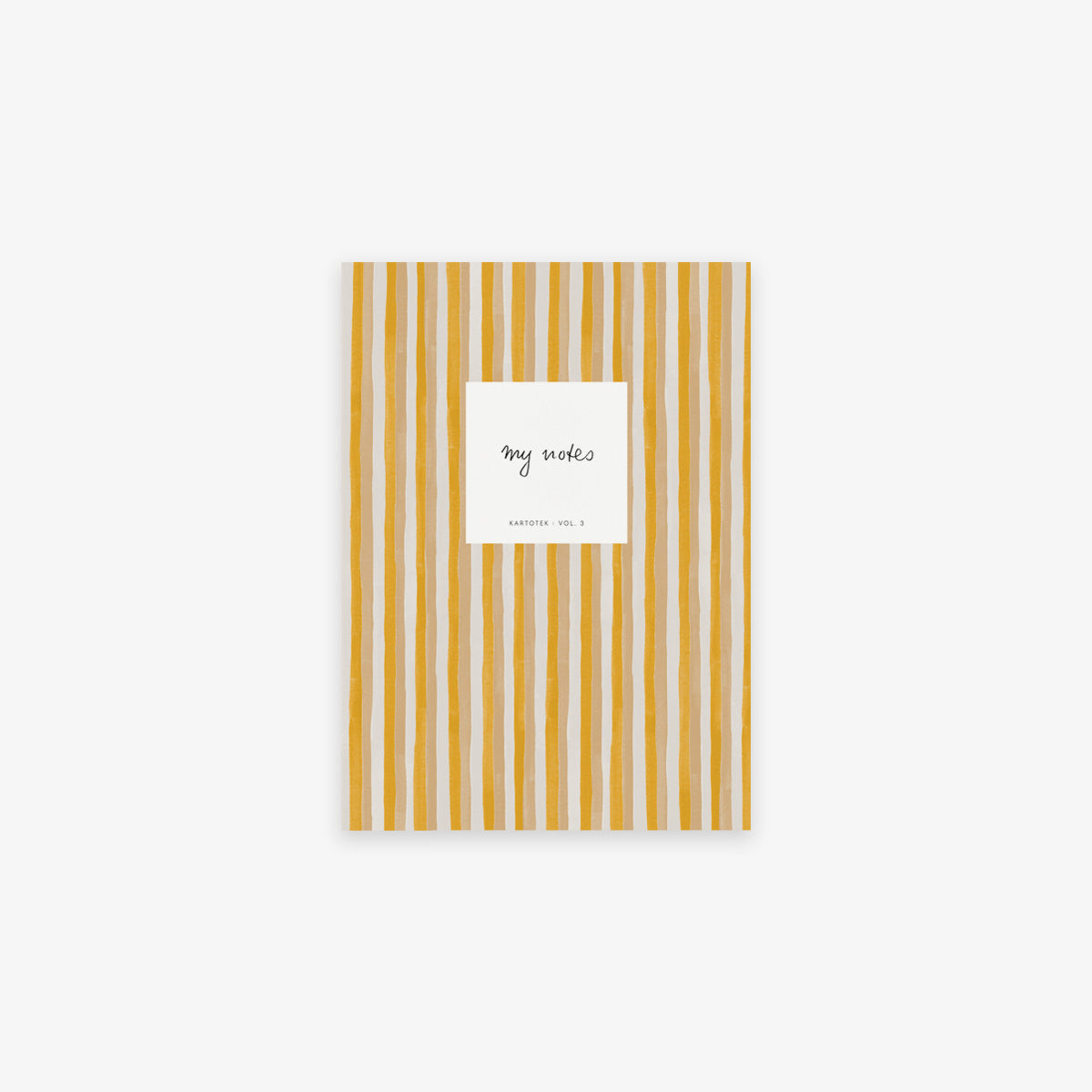 MINI NOTEBOOK // YELLOW STRIPES