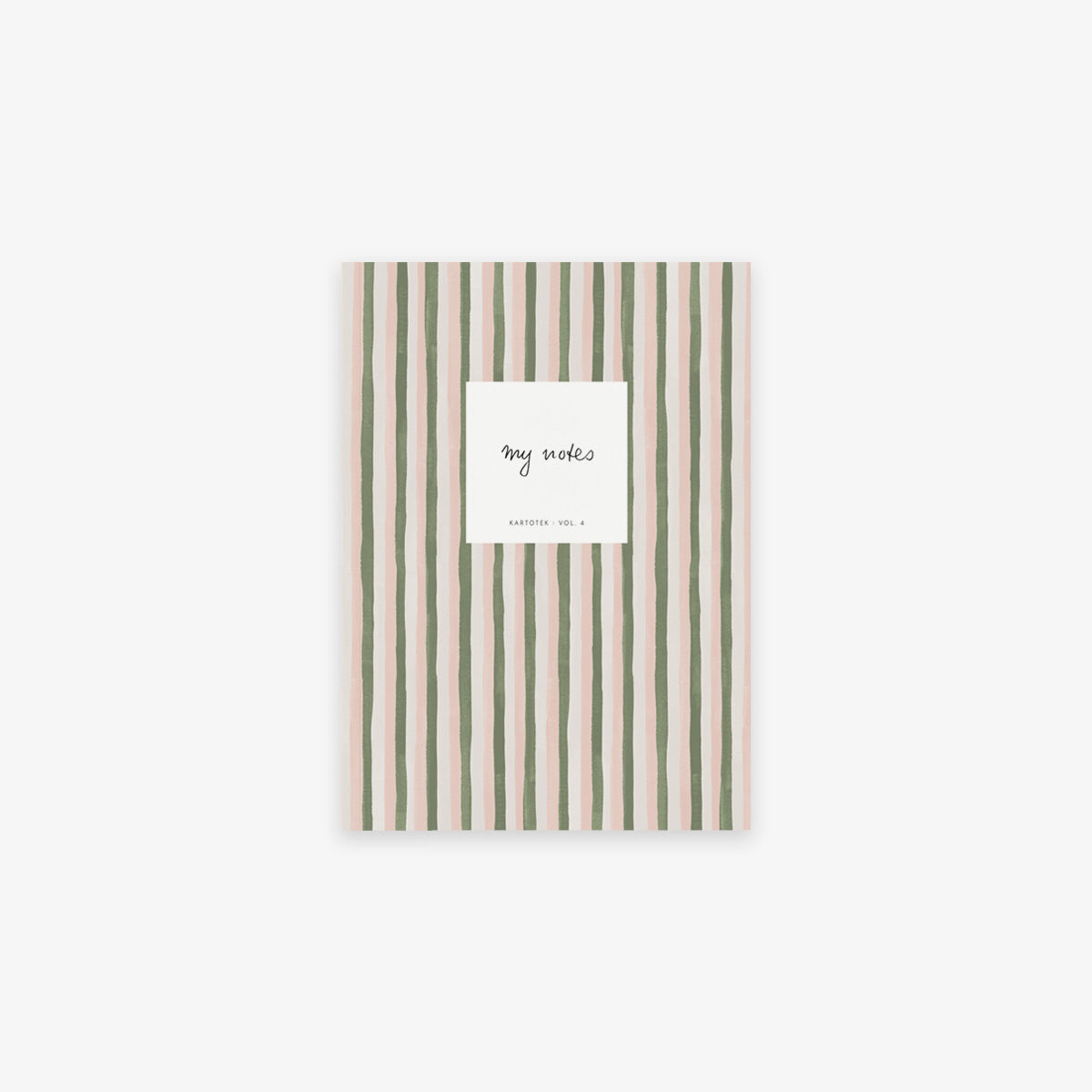 MINI NOTEBOOK // GREEN STRIPES