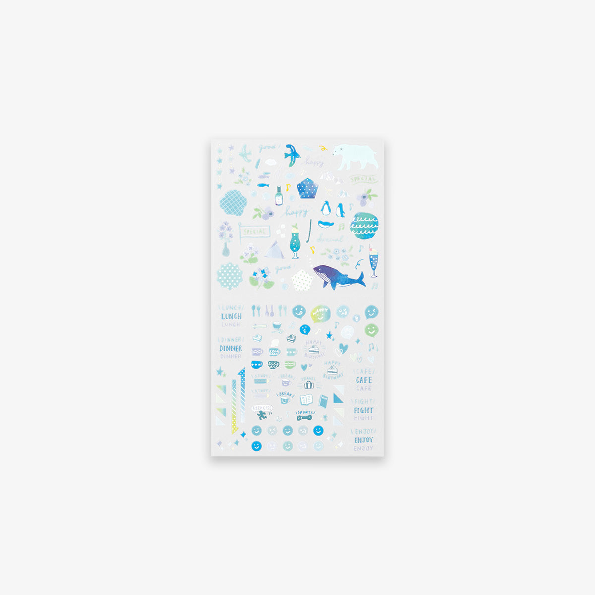 DIARY STICKERS // COLOR BLUE
