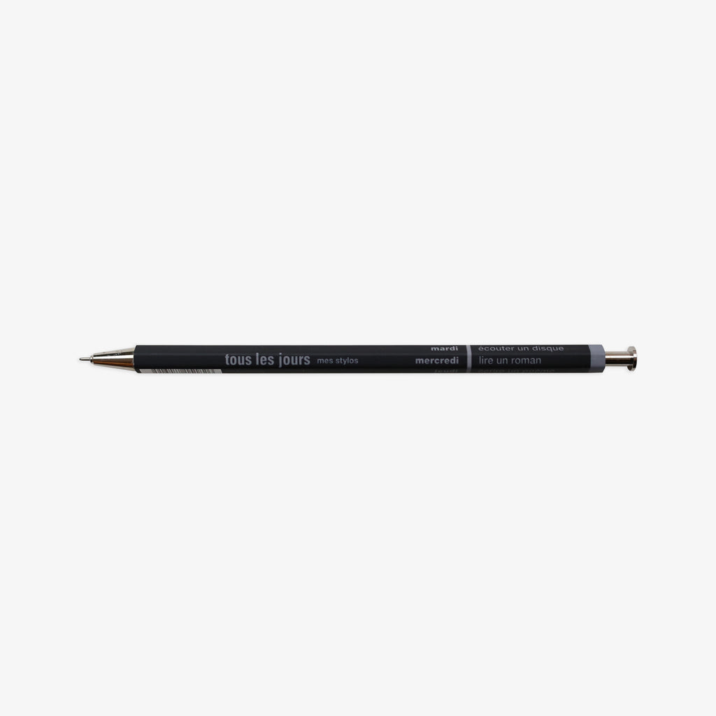 DAYS BALLPOINT PEN 0.5mm // BLACK