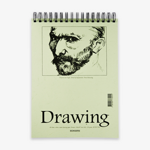 SPIRAL-BOUND DRAWING PAD // A4