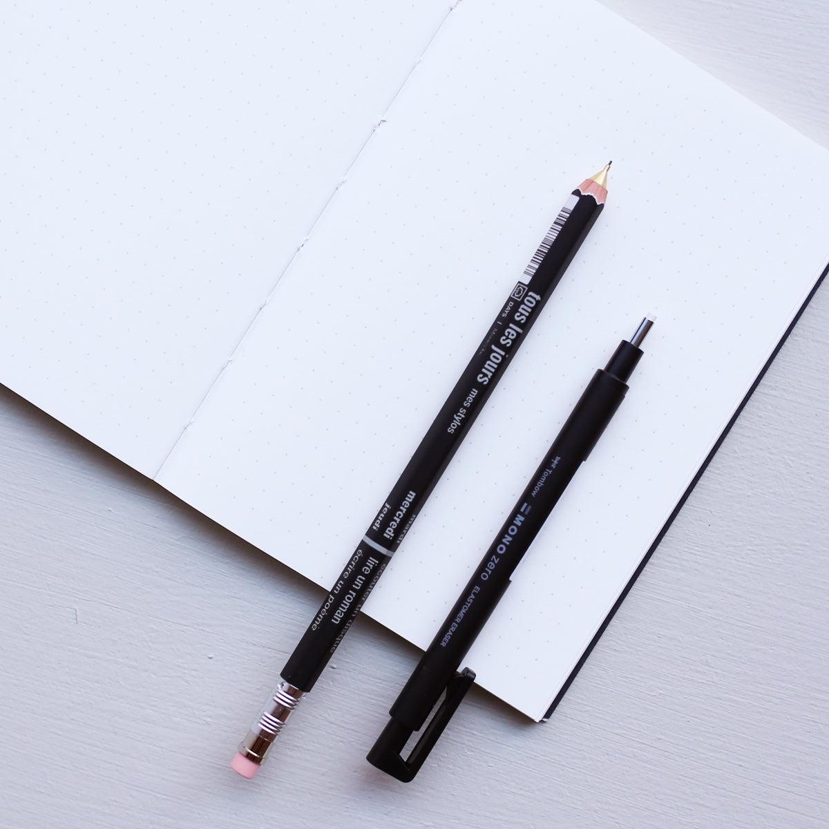 MONO ZERO ERASER PEN // BLACK