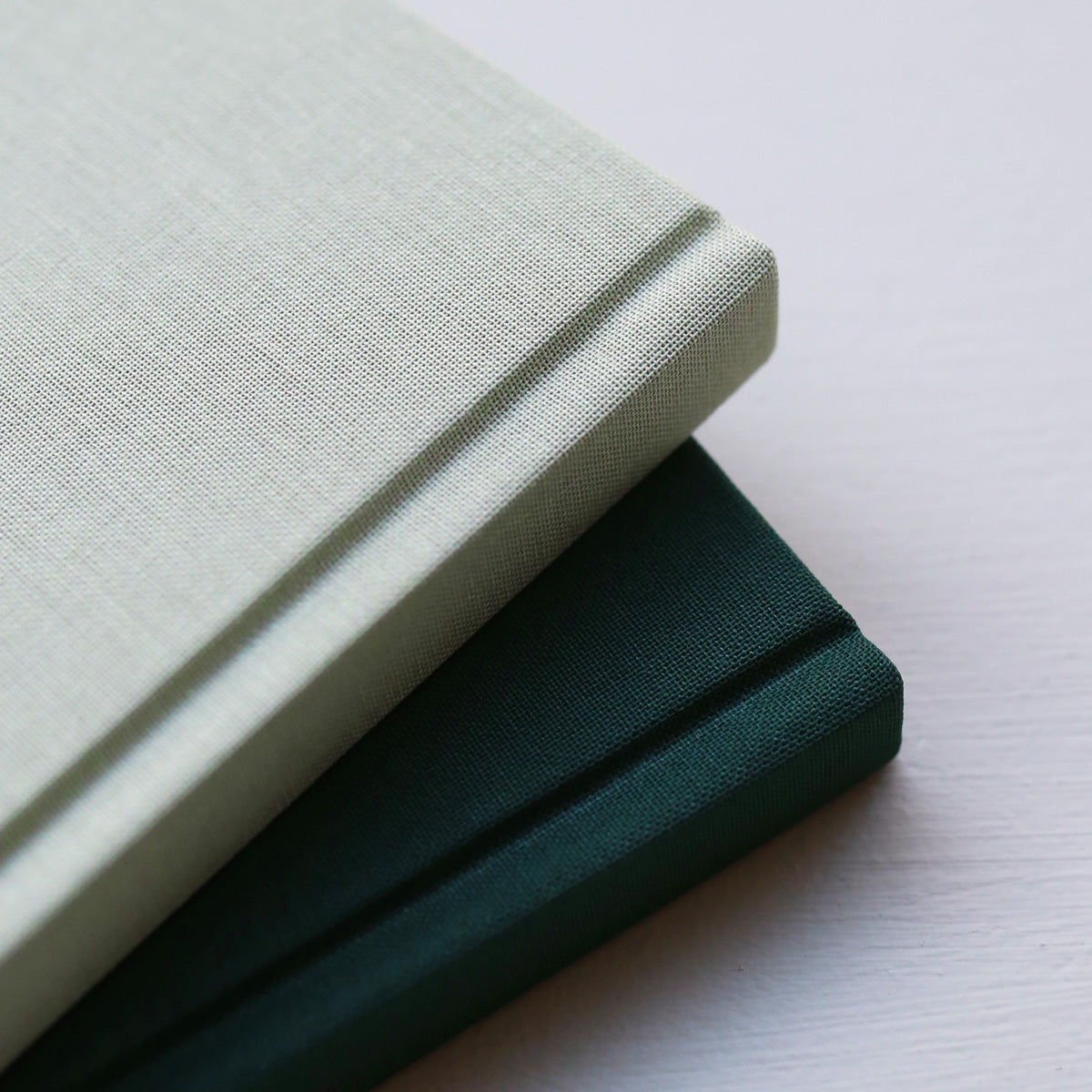 HARDCOVER NOTEBOOK // NOTES BOTTLE GREEN