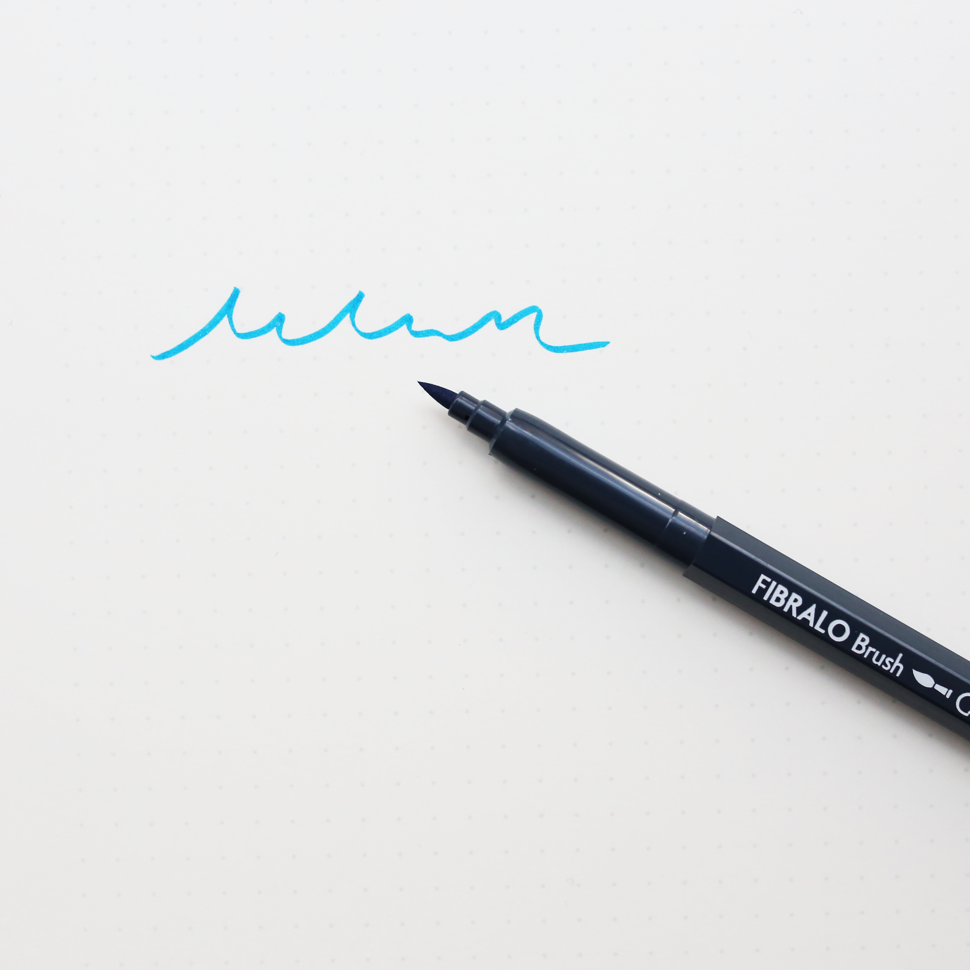 FIBRALO BRUSH MARKER PEN // COBALT BLUE