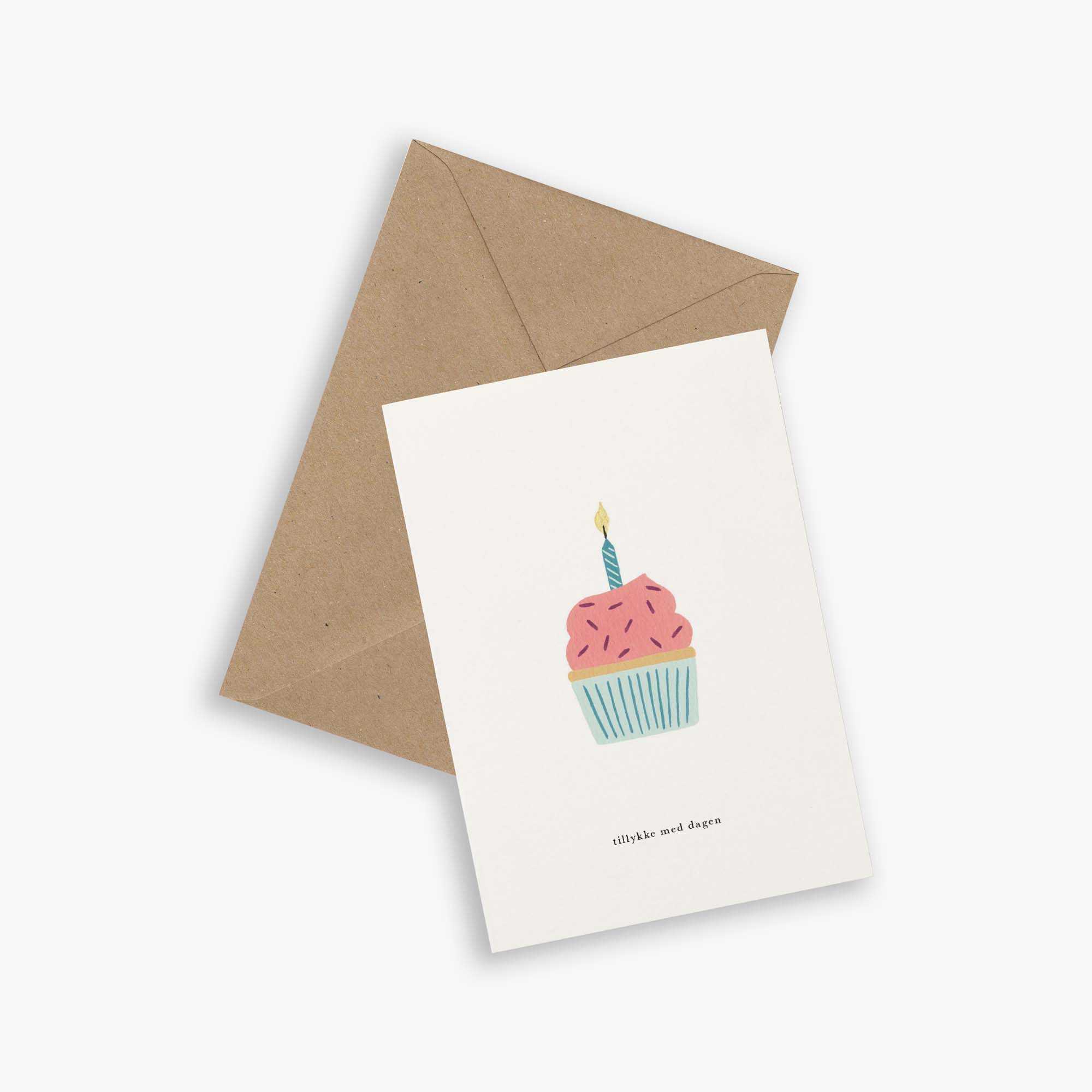 GREETING CARD // FØDSELSDAGSKAGE (DANISH)