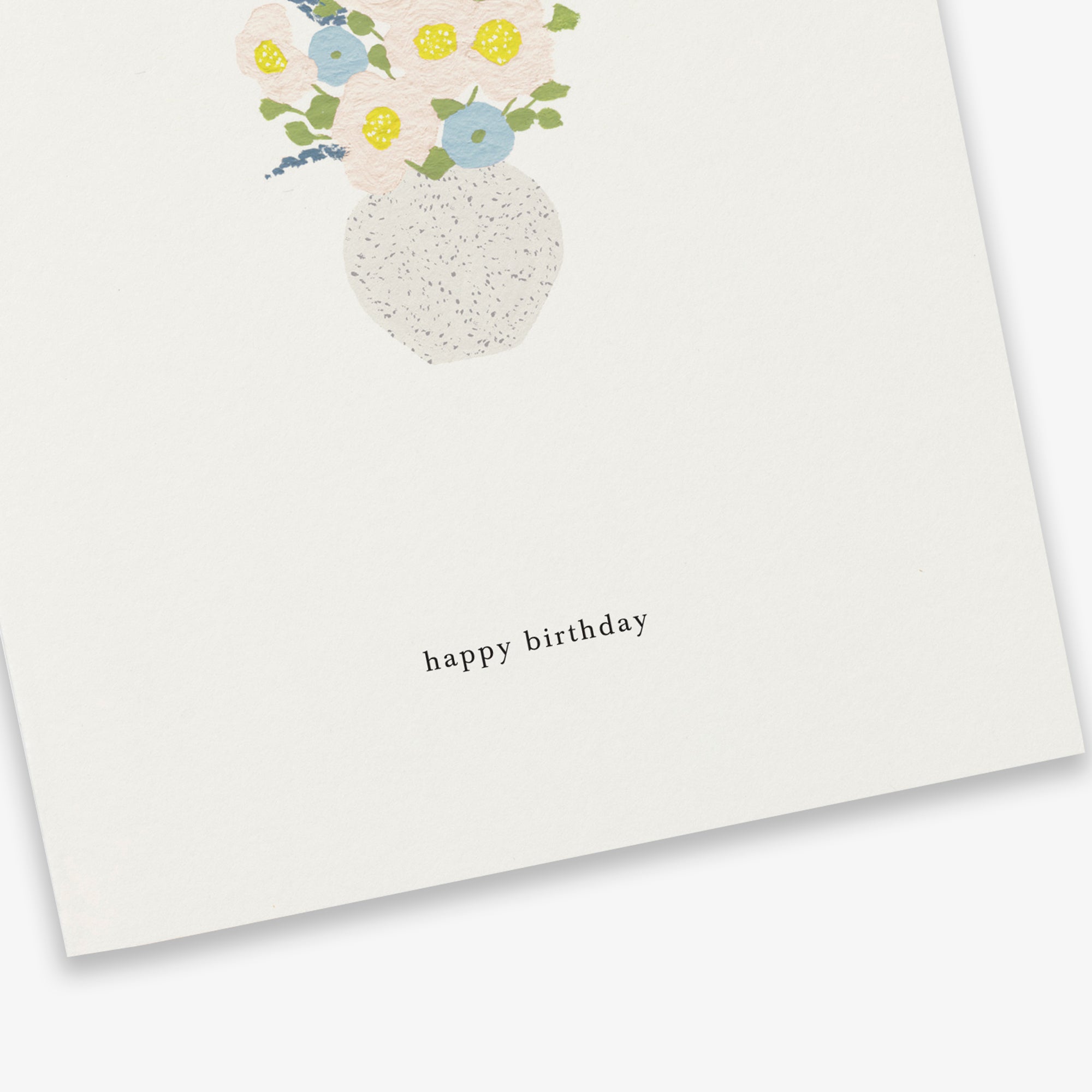 GREETING CARD // BIRTHDAY FLOWERS