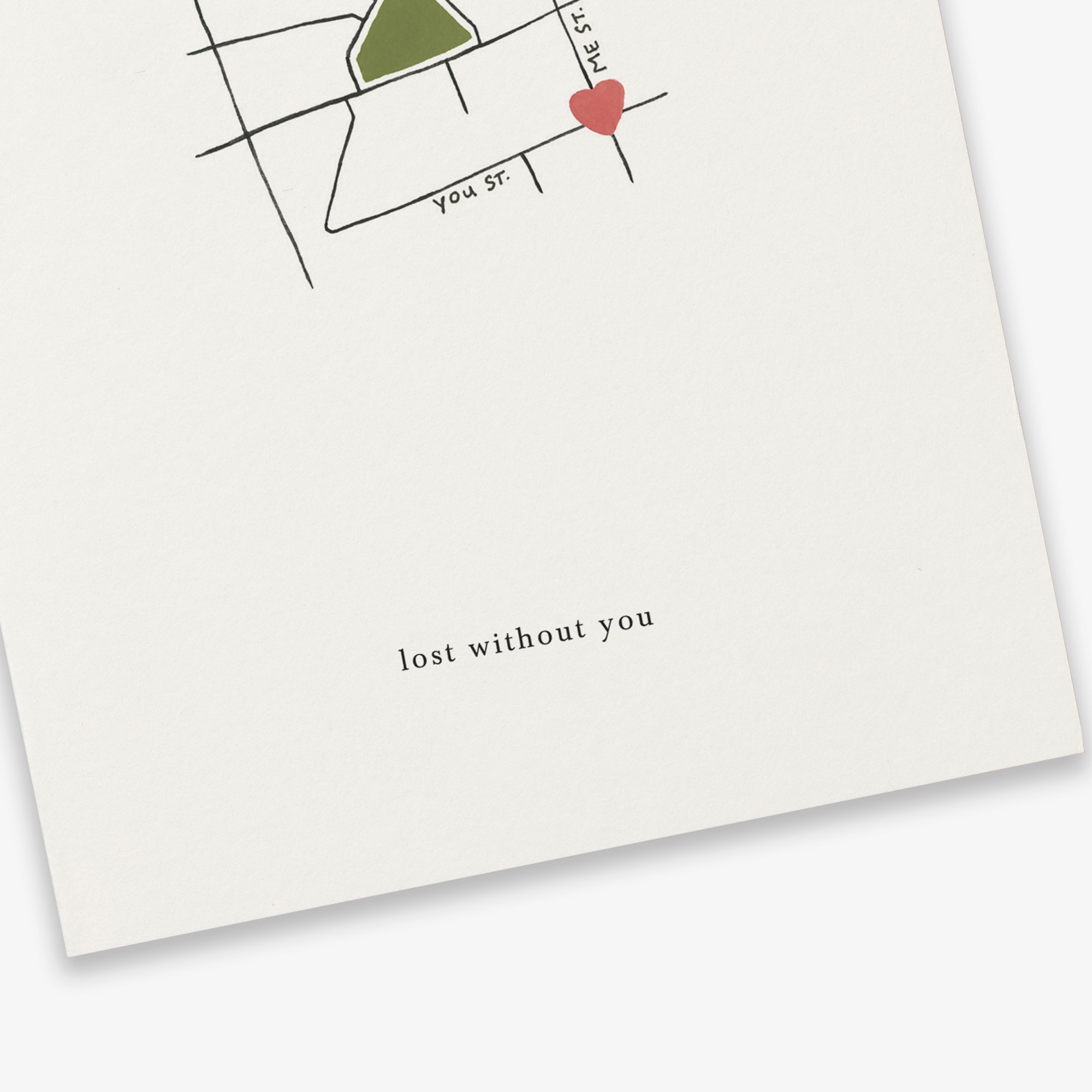 GREETING CARD // LOVE MAP