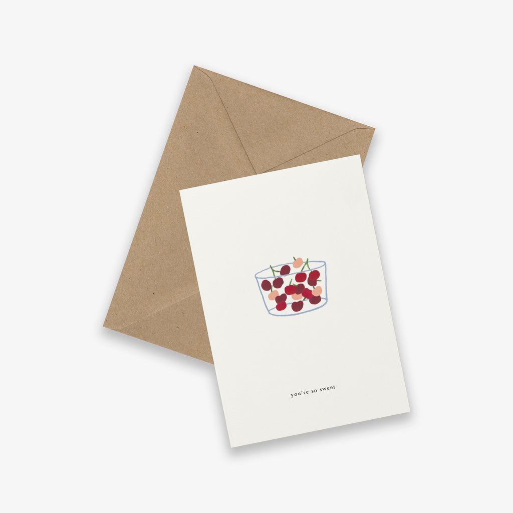 GREETING CARD // CHERRIES