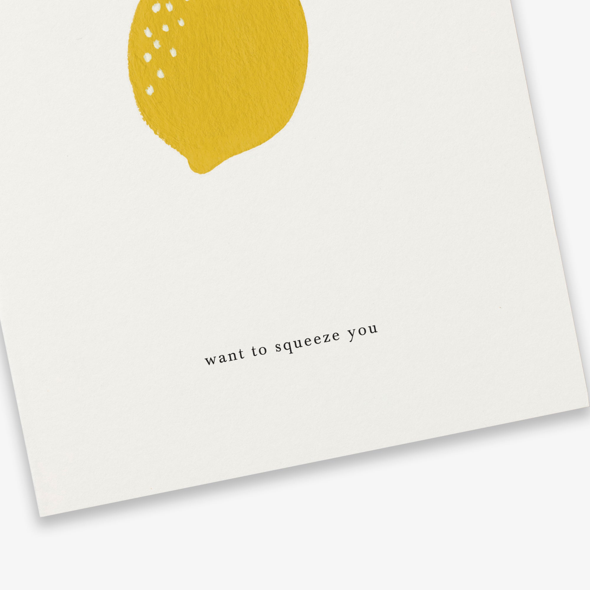 GREETING CARD // LEMON