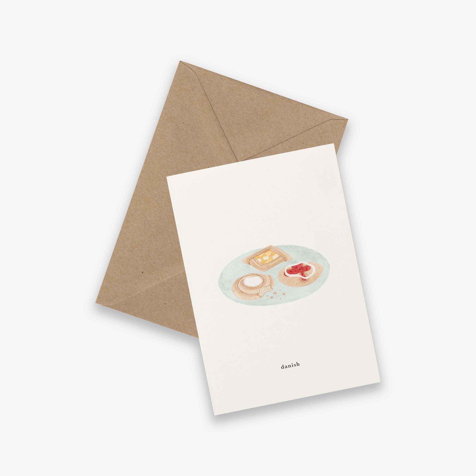 GREETING CARD // WIENERBRØD (DANISH)