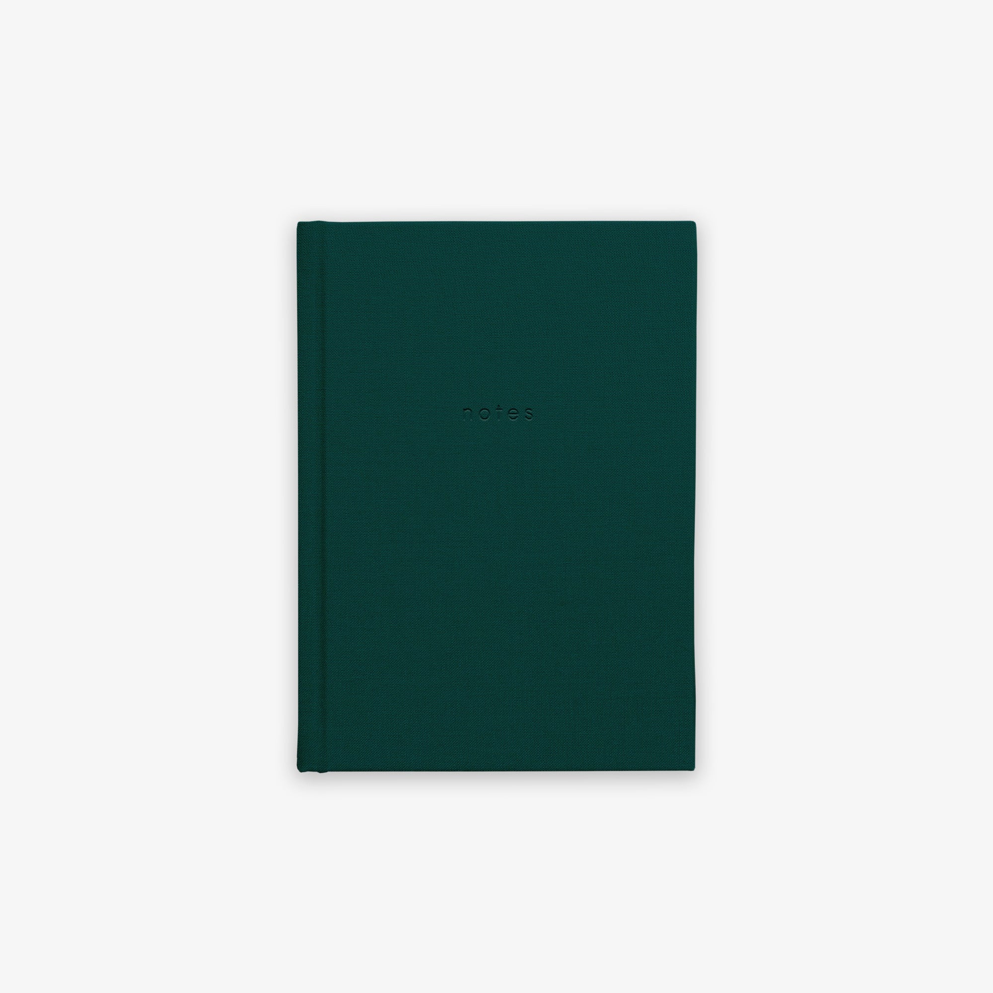 NOTES HARDCOVER NOTEBOOK // BOTTLE GREEN