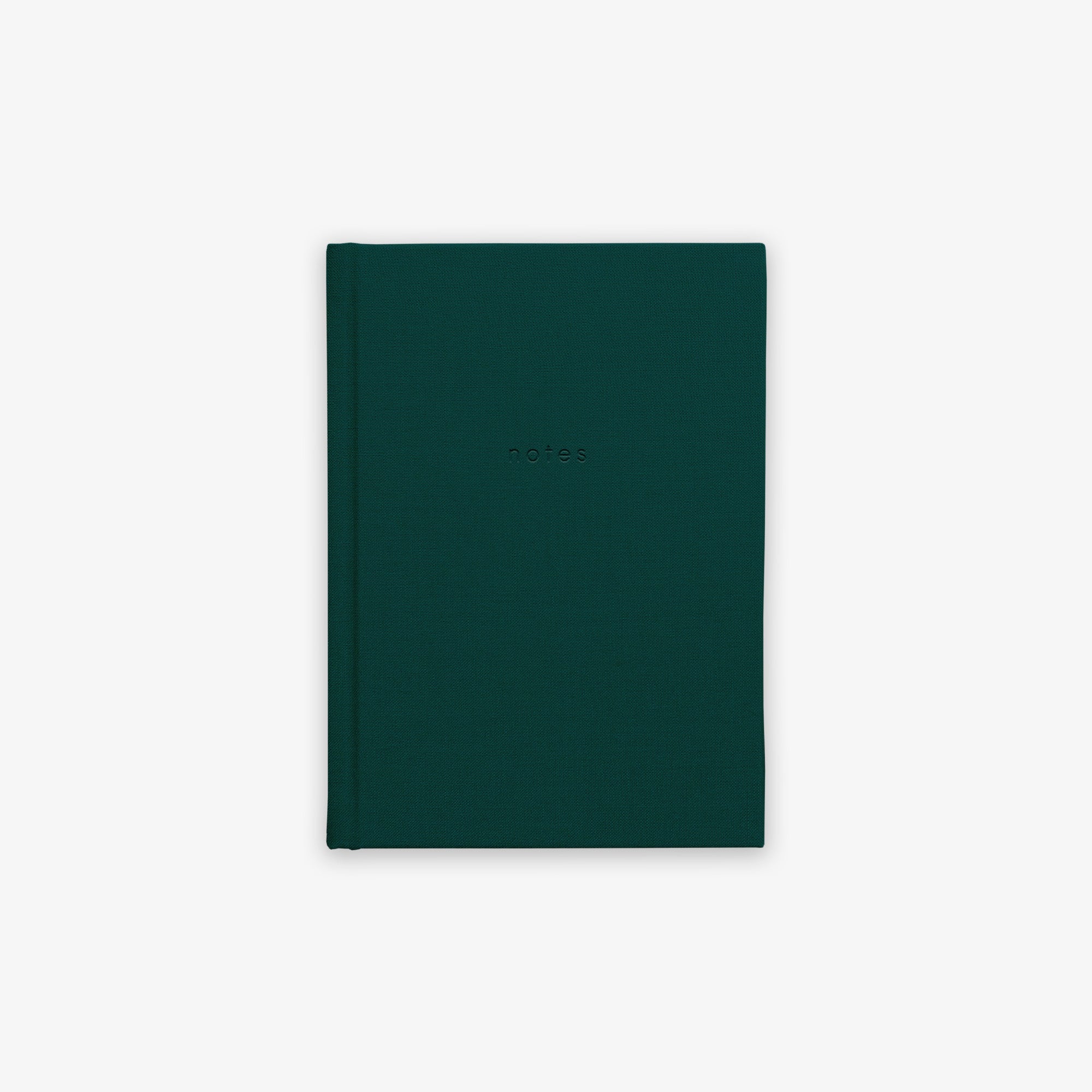 NOTES HARDCOVER NOTEBOOK // BOTTLE GREEN