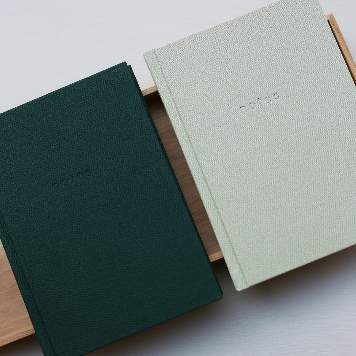 NOTES HARDCOVER NOTEBOOK // SAGE GREEN