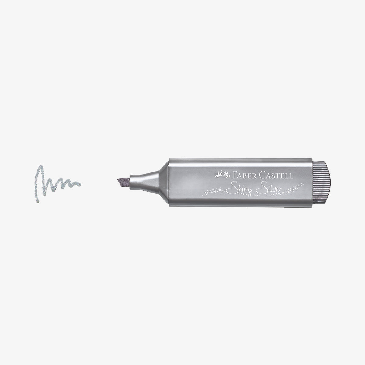 FABER-CASTELL HIGHLIGHTER // METALLIC SILVER