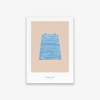 CARD A5 // SWEATER BLUE