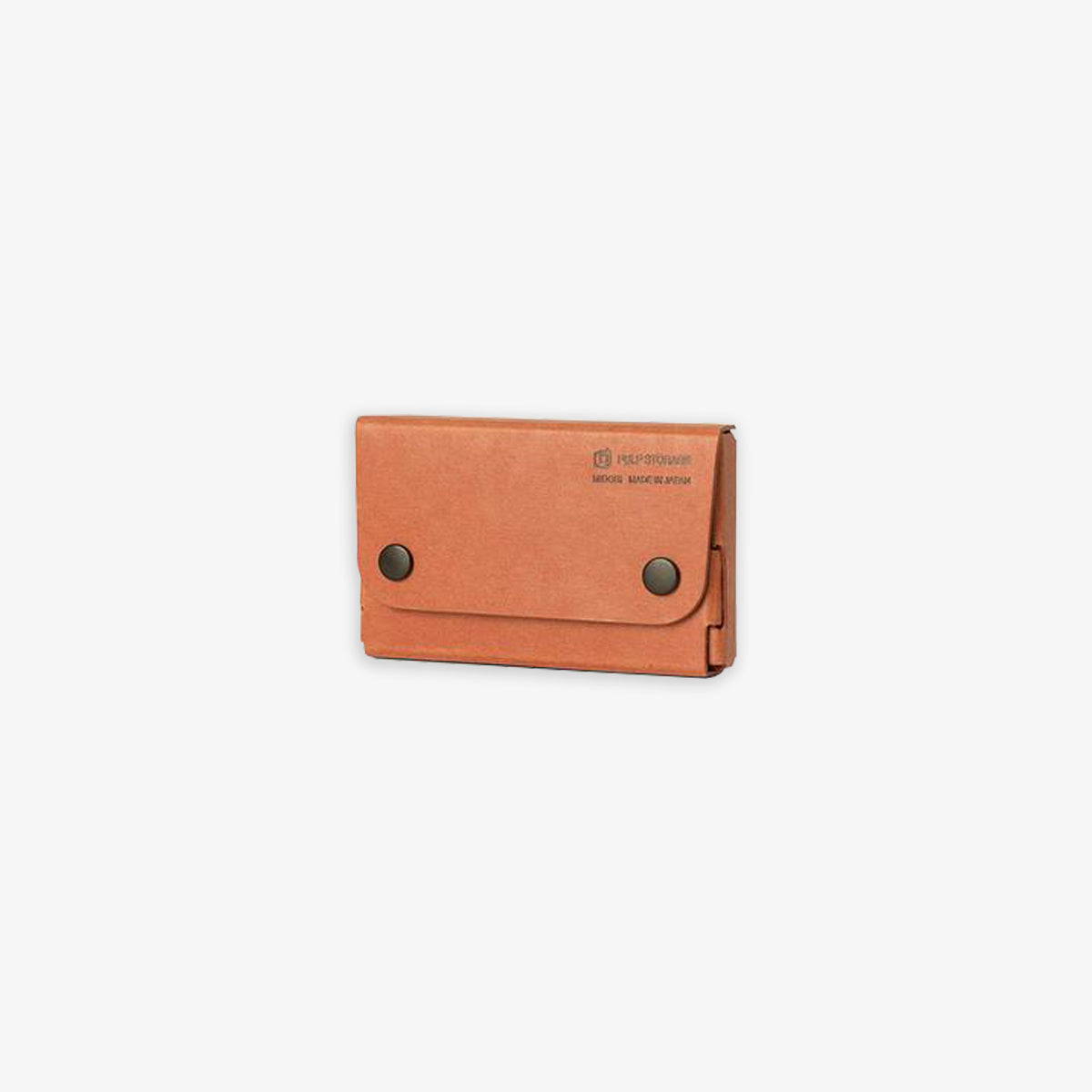 PULP CARD CASE PASCO // ORANGE-TAN