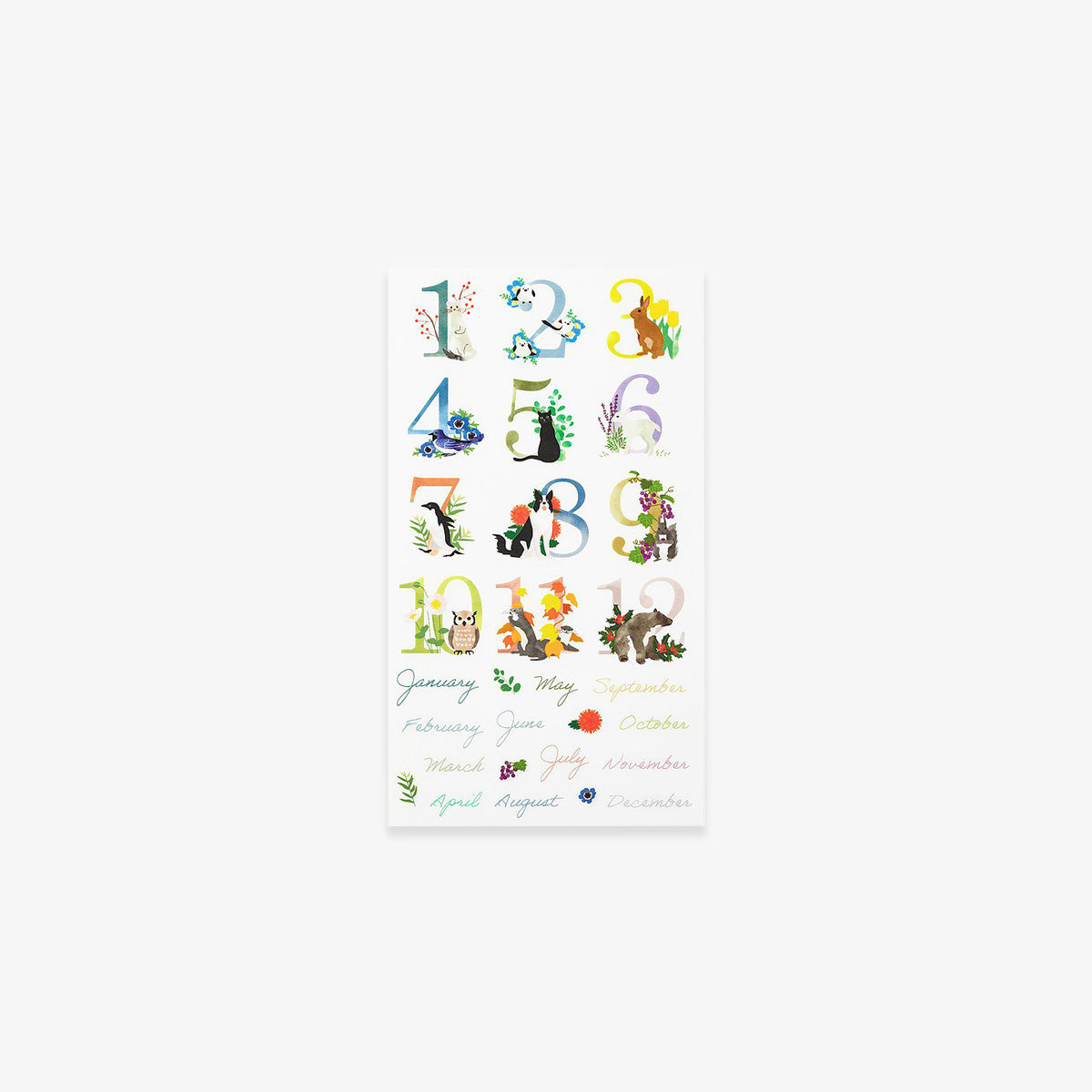 TRANSFER STICKERS // MONTHLY