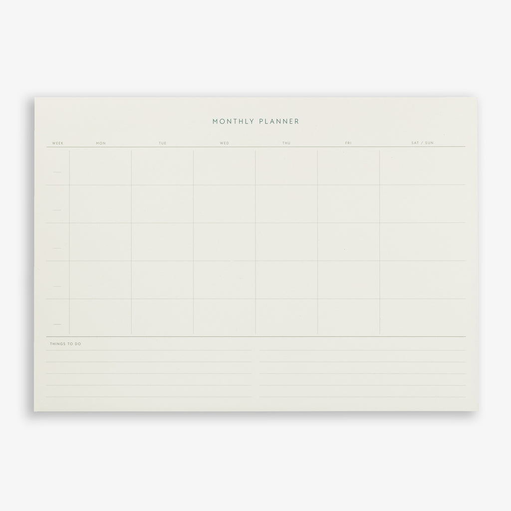 MÅNEDSPLANNER BLOK A4