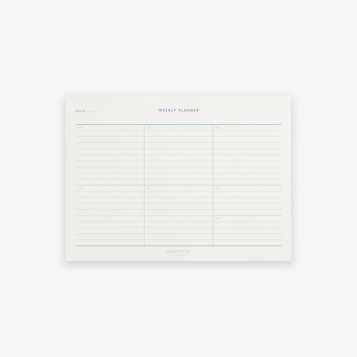 WEEKLY PLANNER NOTEPAD // A5