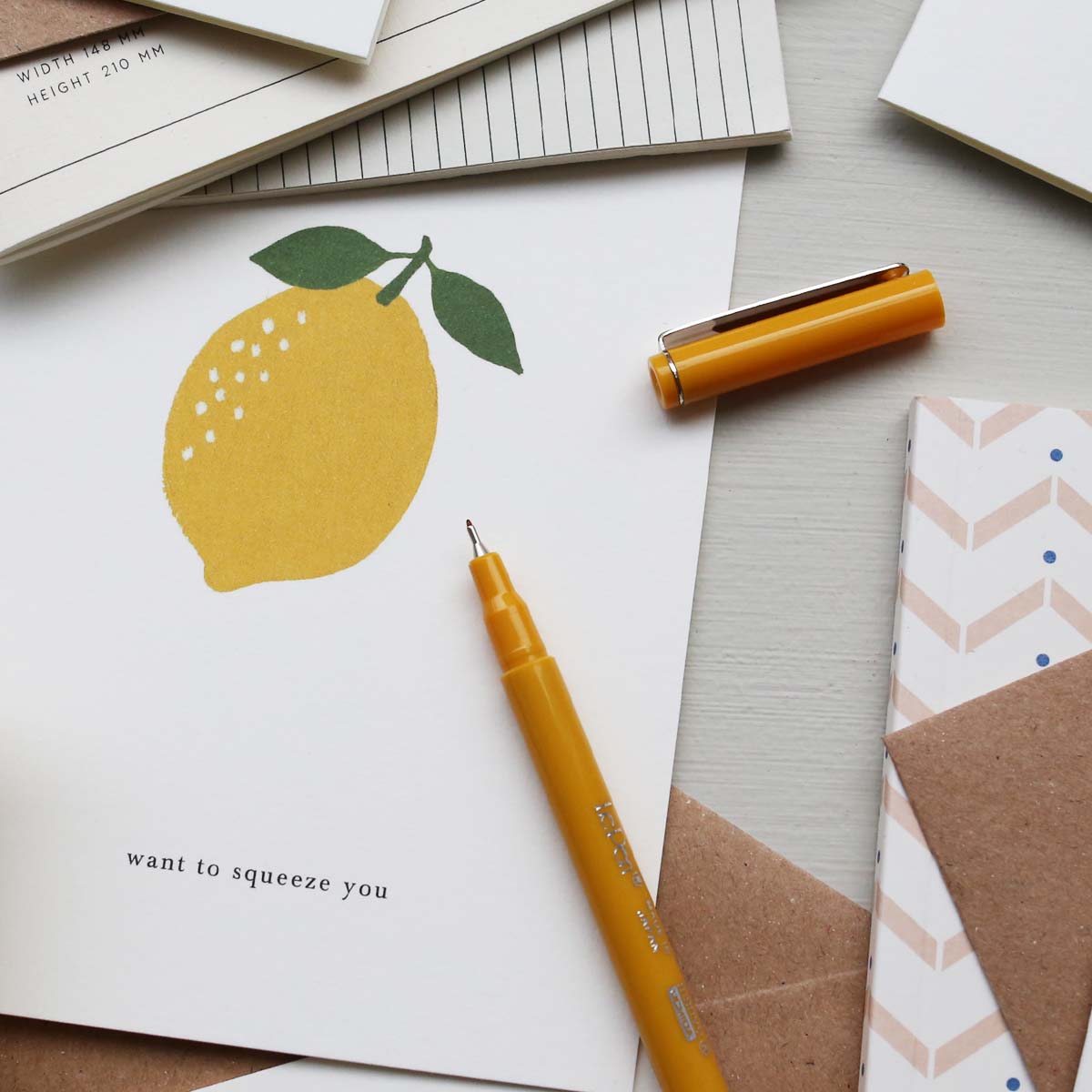 GREETING CARD // LEMON