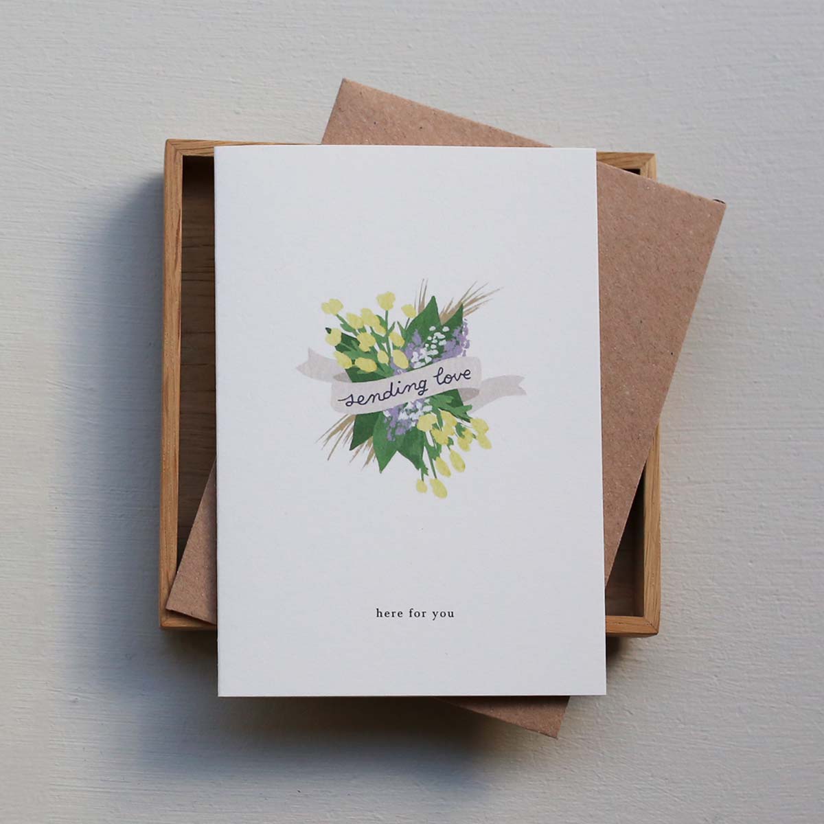 GREETING CARD // SYMPATHY FLOWERS