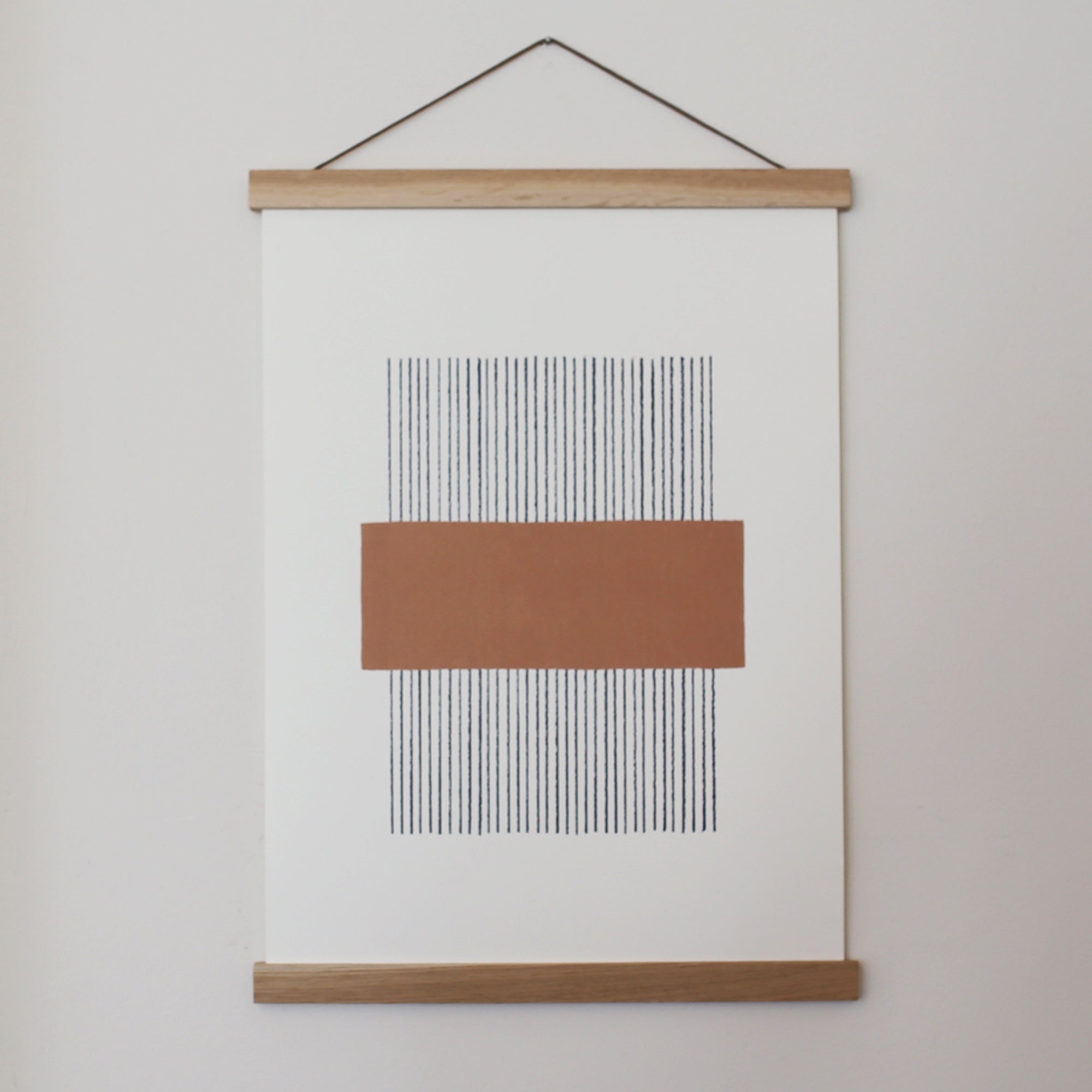 PRINT A3 LINES // OCHRE
