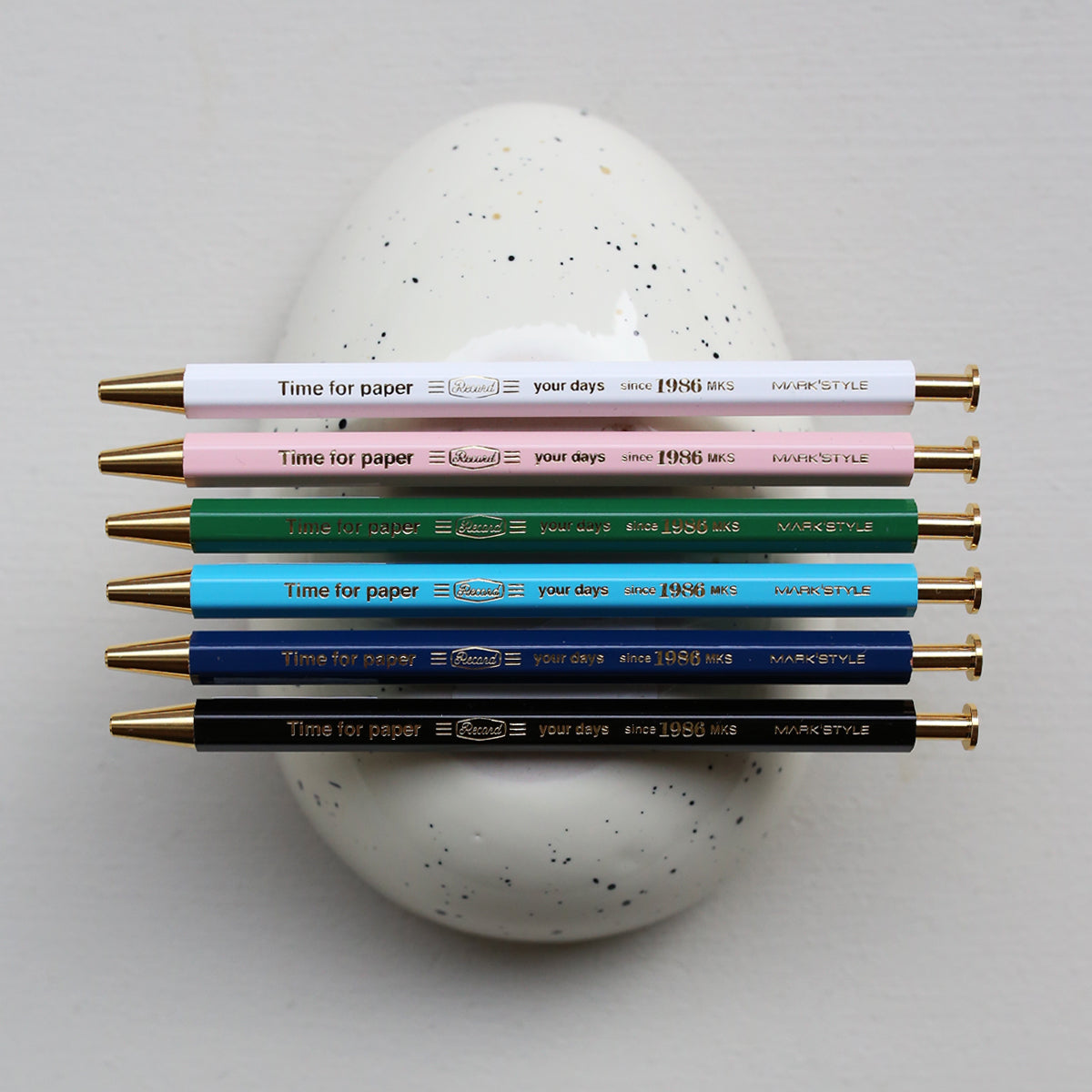 TIME FOR PAPER PENCIL BALL GEL PEN 0.5mm // PINK