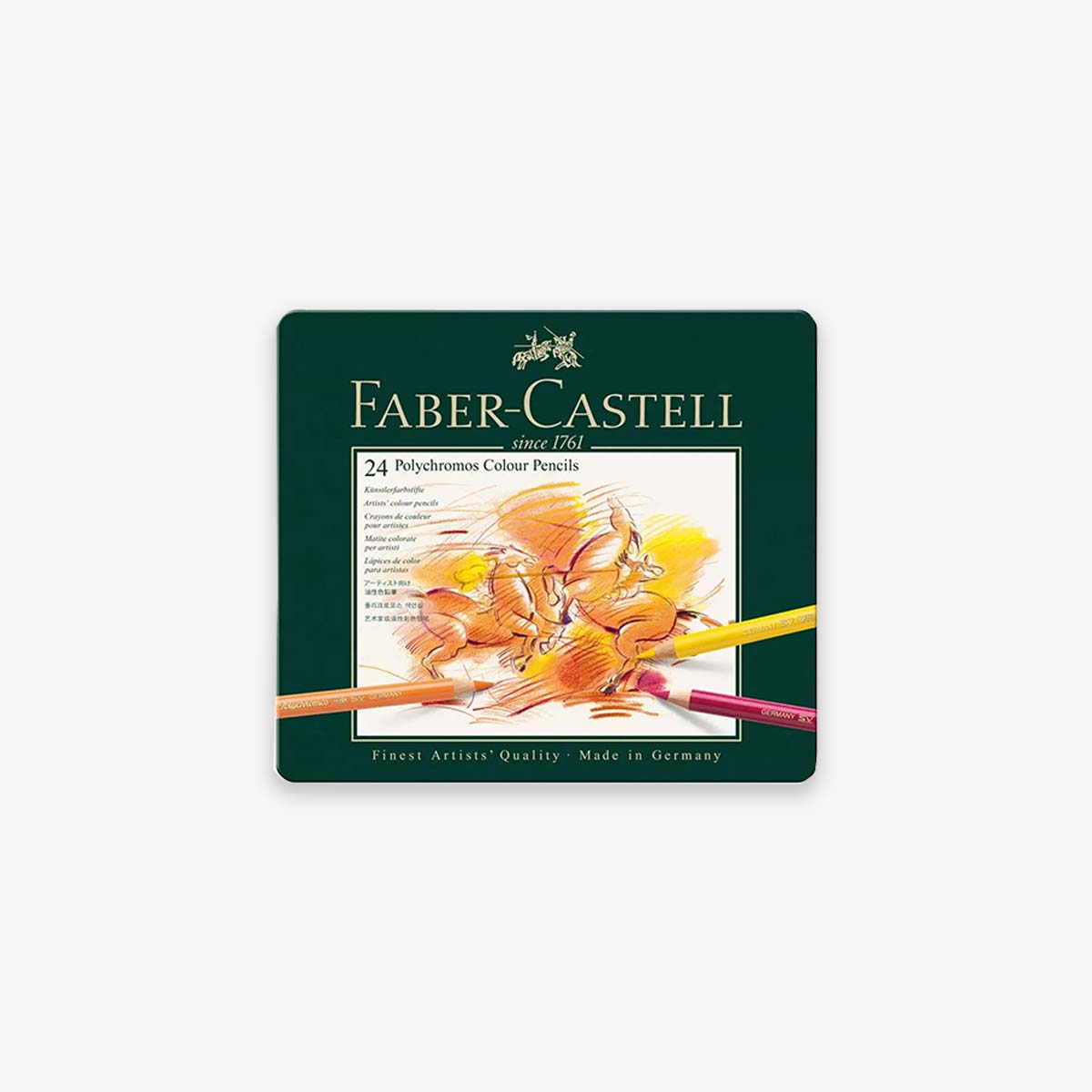 POLYCHROMOS COLOUR PENCILS // 24 PCS