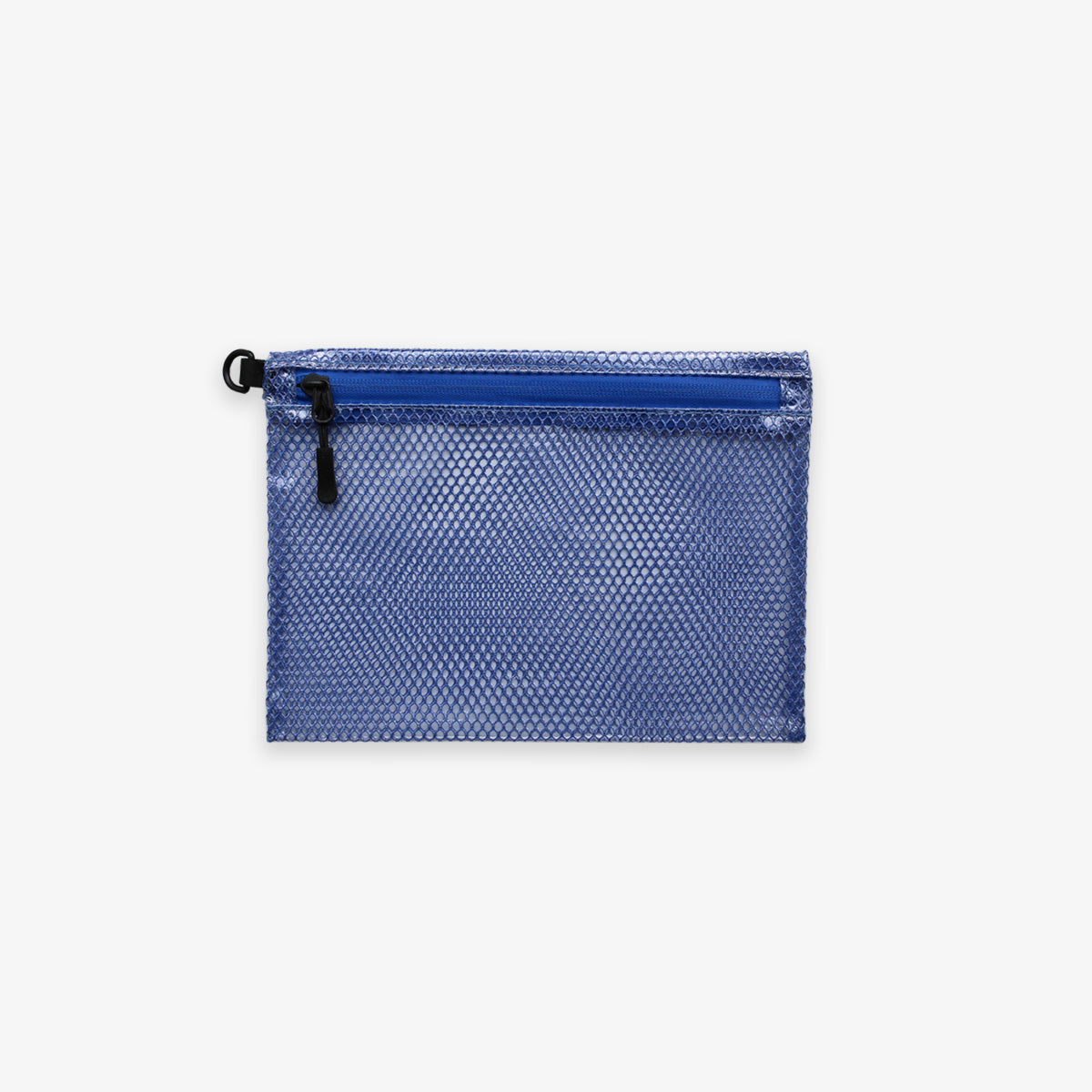 POUCH W. ZIP LOCK, BLUE // SMALL